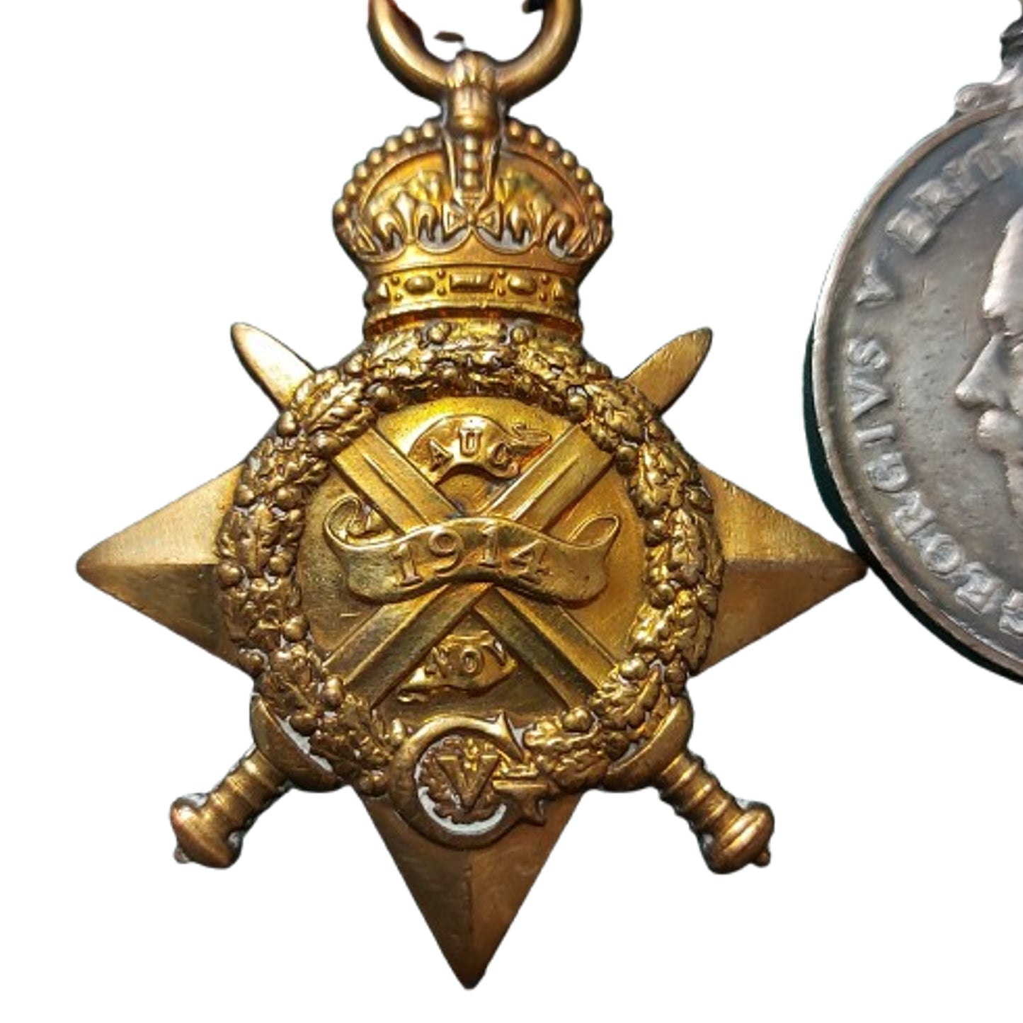WW1 British Mons Star Medal Trio 20th Hussars