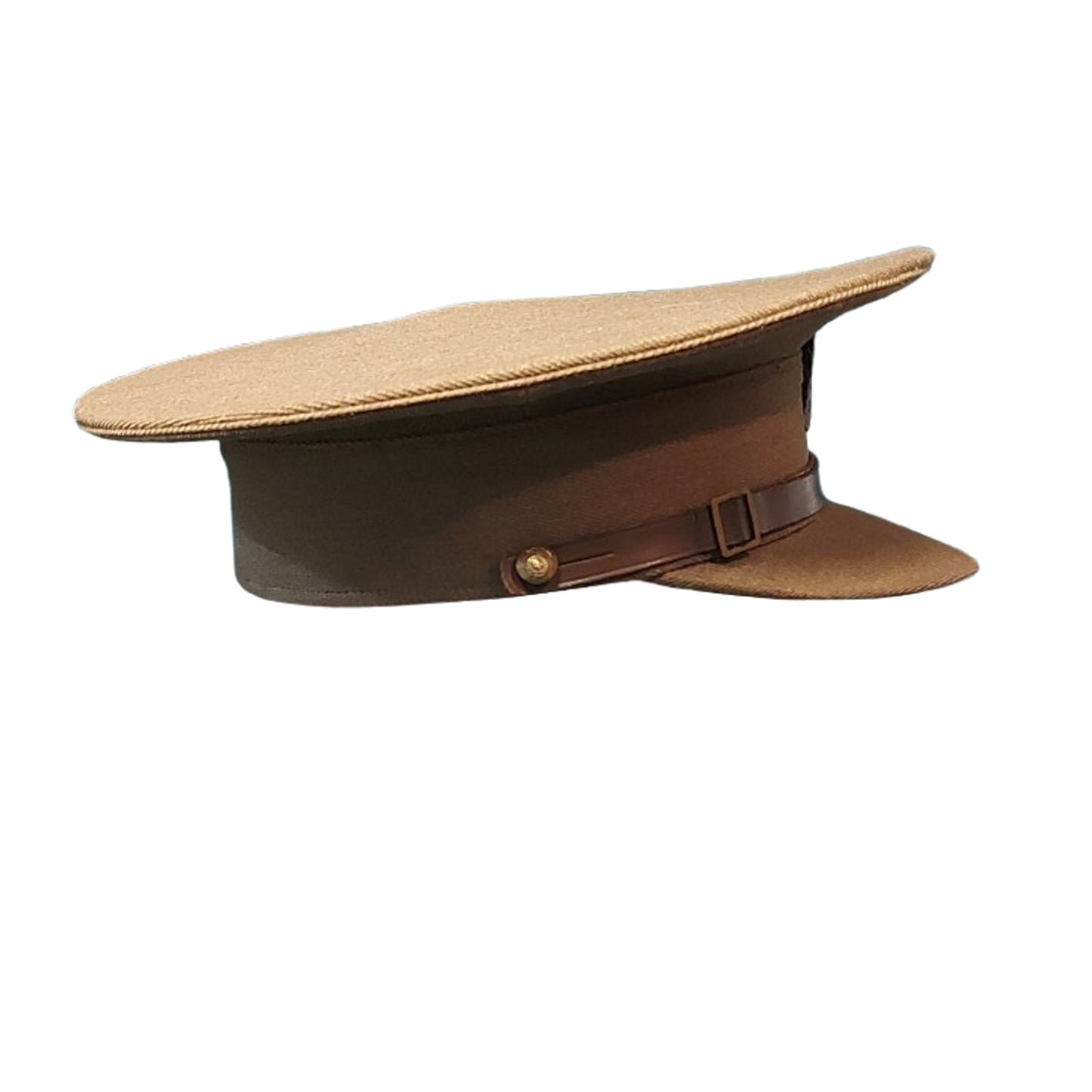Pre-WW2 Canadian 12th Manitoba Dragoons Headquarters Visor Cap
