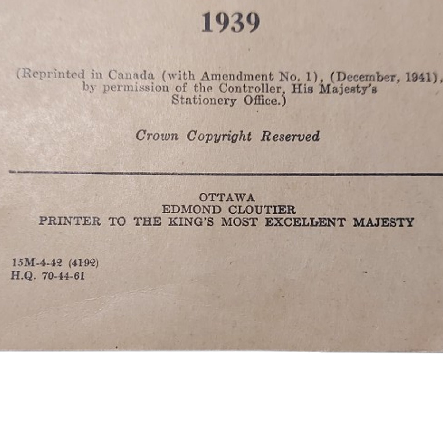 WW2 Canadian Small Arms Training Pamphlet Light Machine Gun 1939 (Bren Gun)