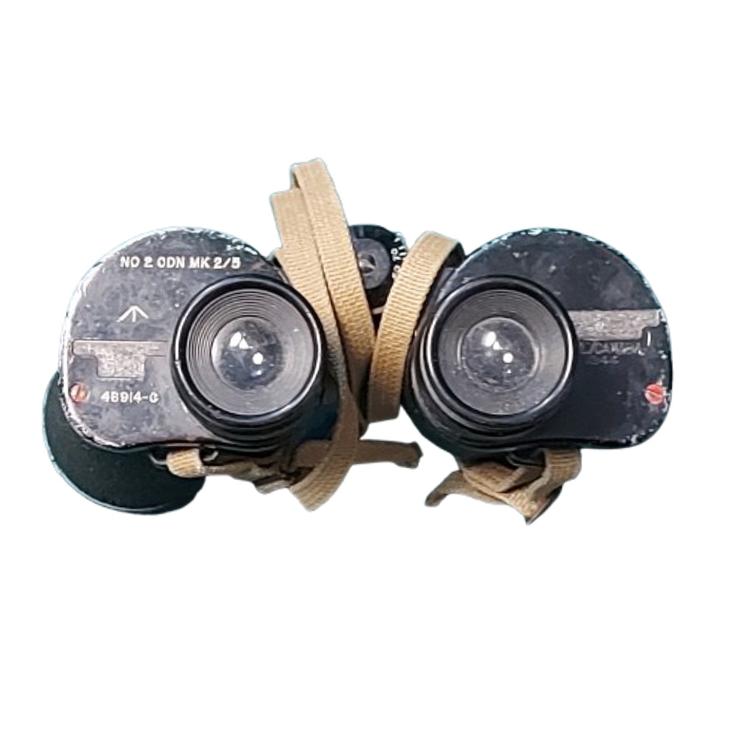 WW2 Canadian Army REL Binoculars In Case 1944