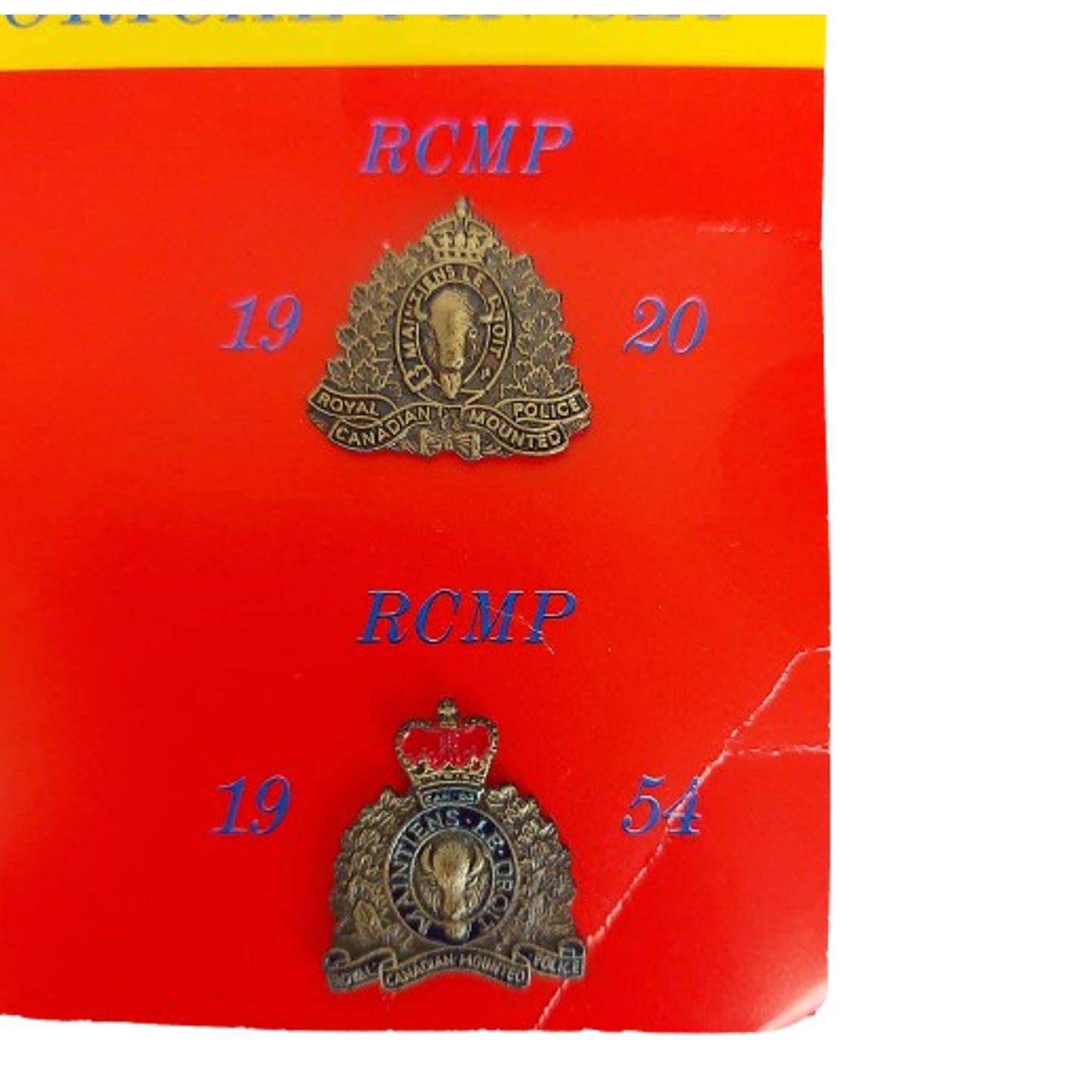 Post-WW2 RCMP Royal Canadian Mounted Police Pin Set