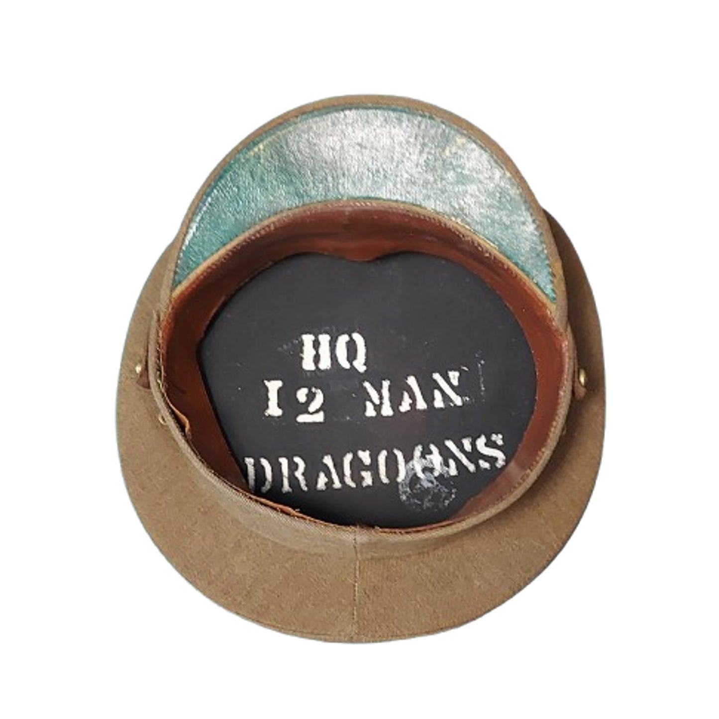 Pre-WW2 Canadian 12th Manitoba Dragoons Headquarters Visor Cap