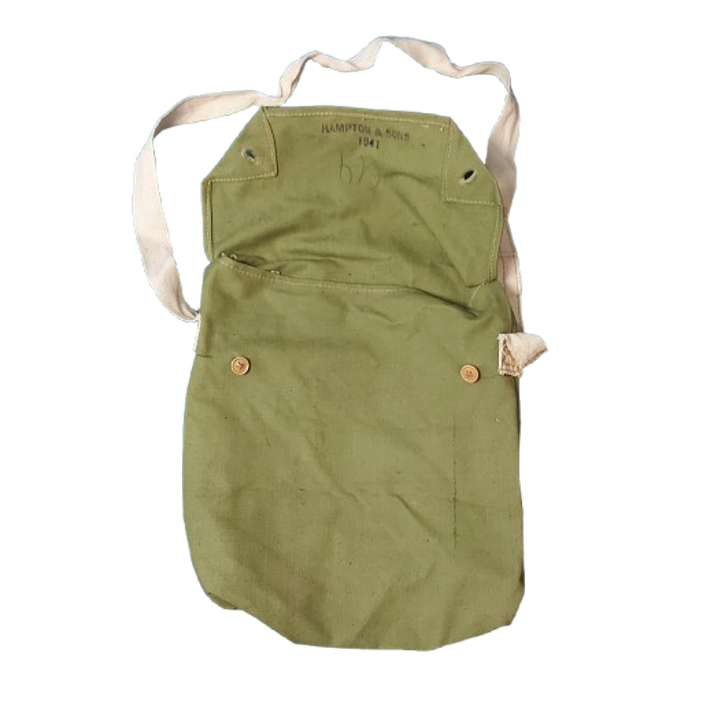 WW2 British Civil Defence Gas Mask In Carry Bag 1942