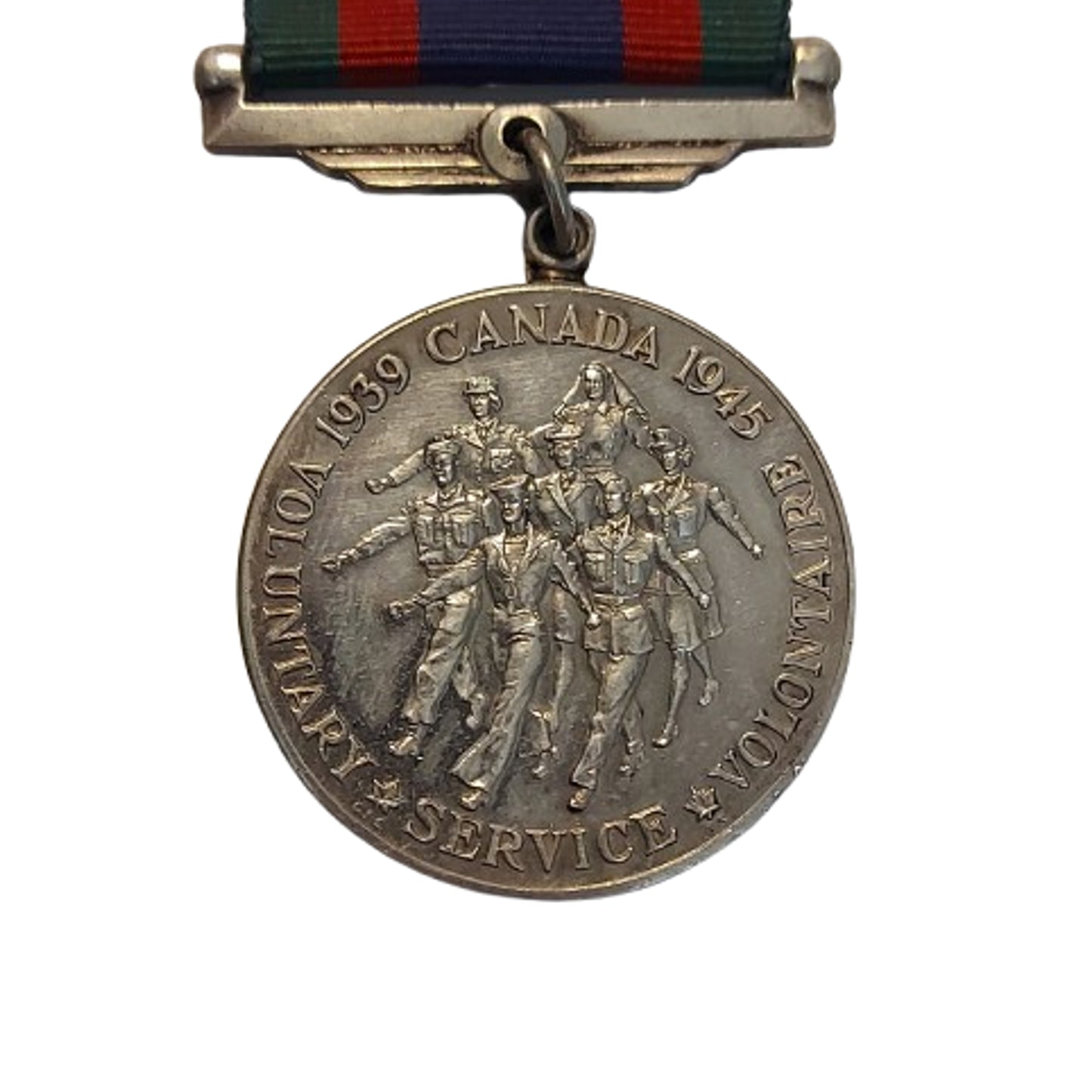 WW2 Canadian CVSM Canadian Volunteer Service Medal With Overseas Bar