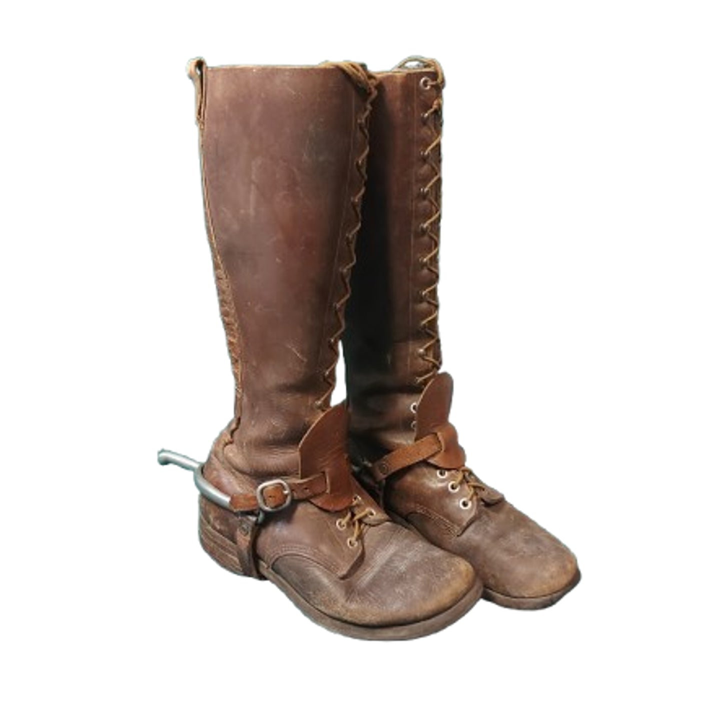 WW1 Canadian CEF High Top Cavalry Boots And Spurs