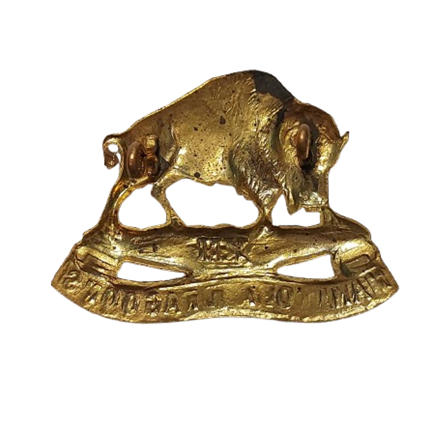 WW2 Canadian 12th Manitoba Dragoons Cap Badge
