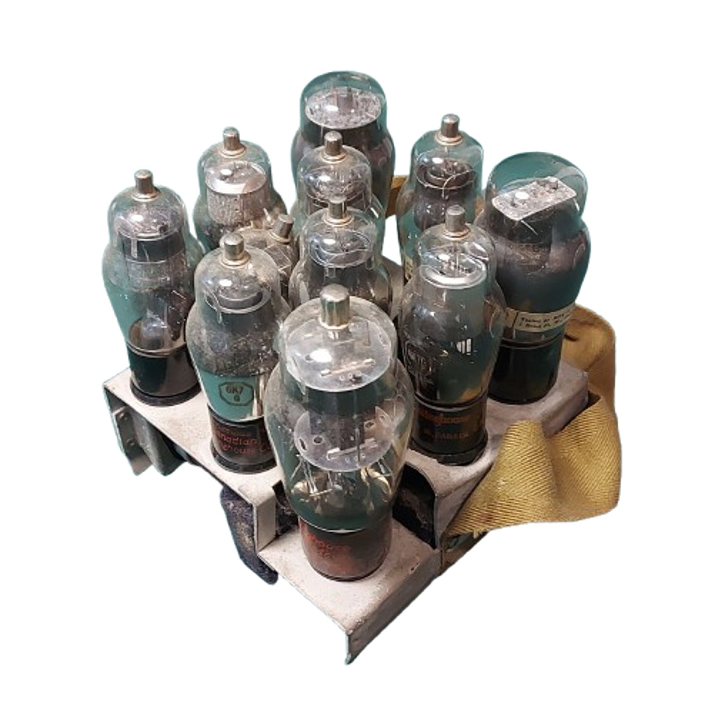 WW2 Canadian 19 Wireless Set Spare Valves Case With Tubes