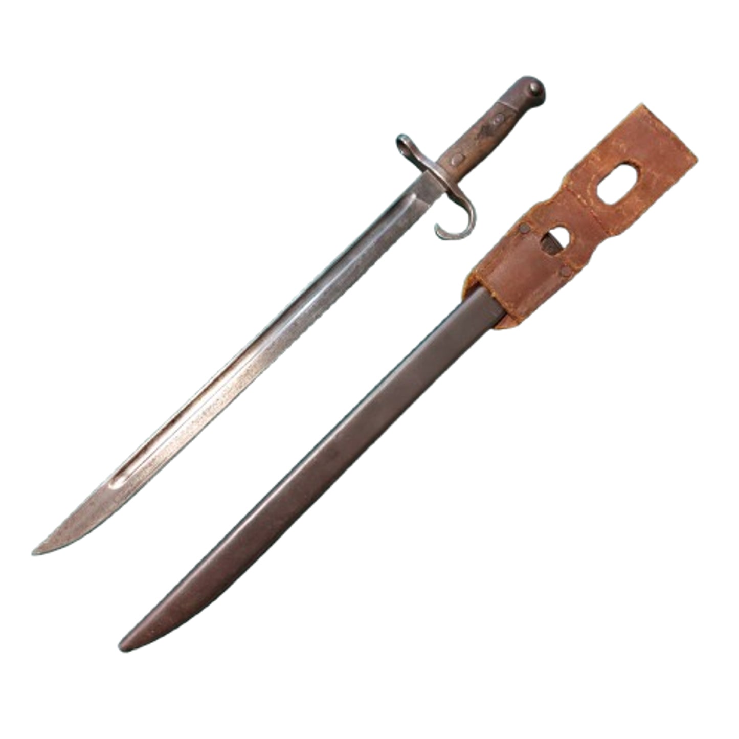 WW2 Japanese Arisaka Bayonet With Scabbard And Frog