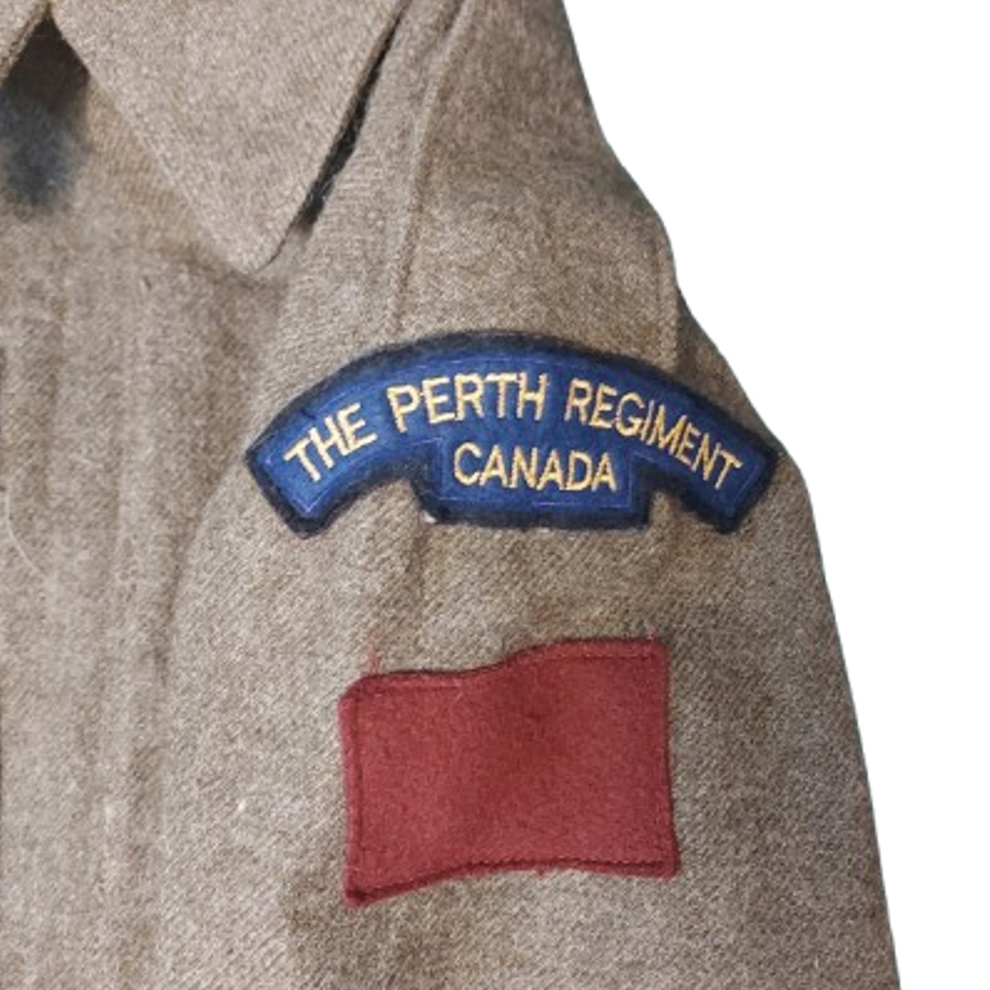 WW2 Canadian The Perth Regiment Reenactors Battle Dress Tunic