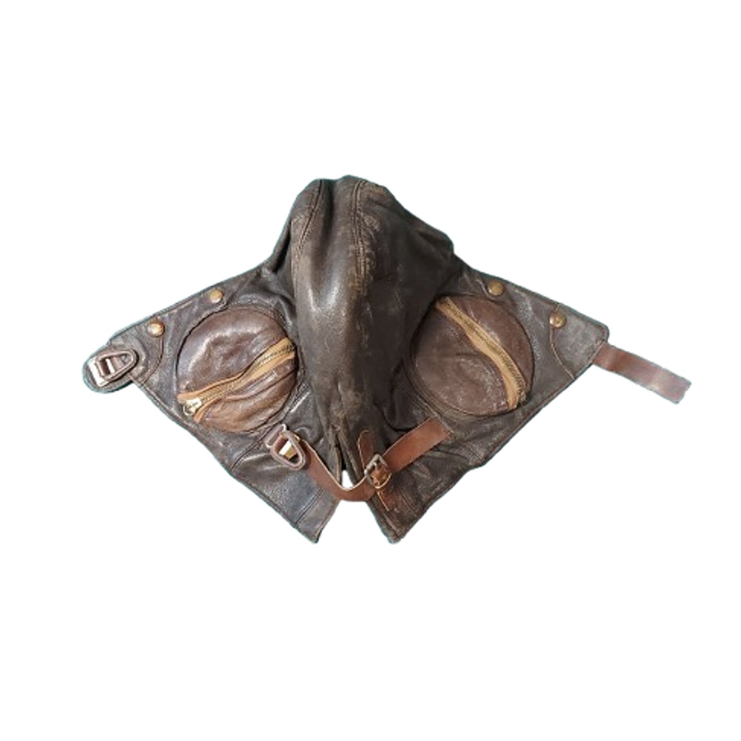 WW2 British RAF Royal Air Force Type-B Leather Flight Helmet 1939