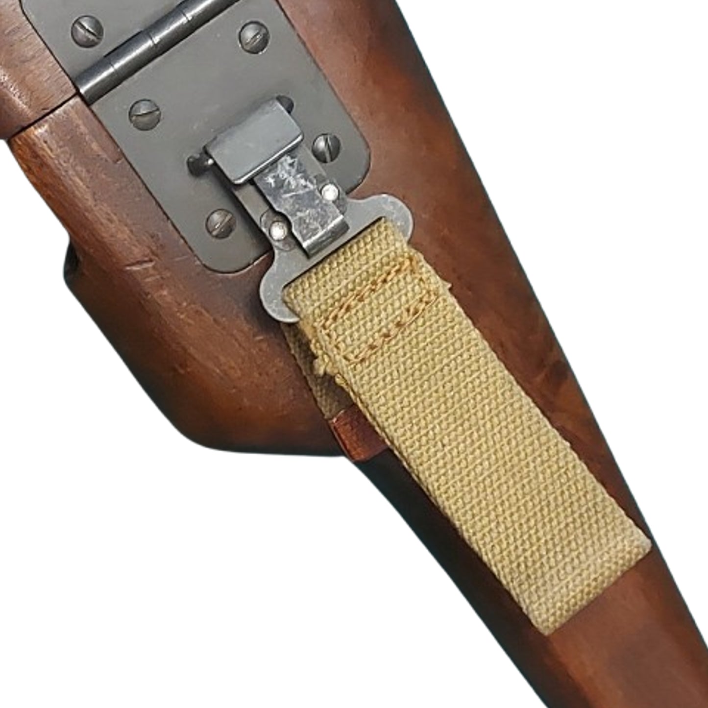 WW2 Canadian Browning Inglis Hi Power Shoulder Stock With Carry Tab