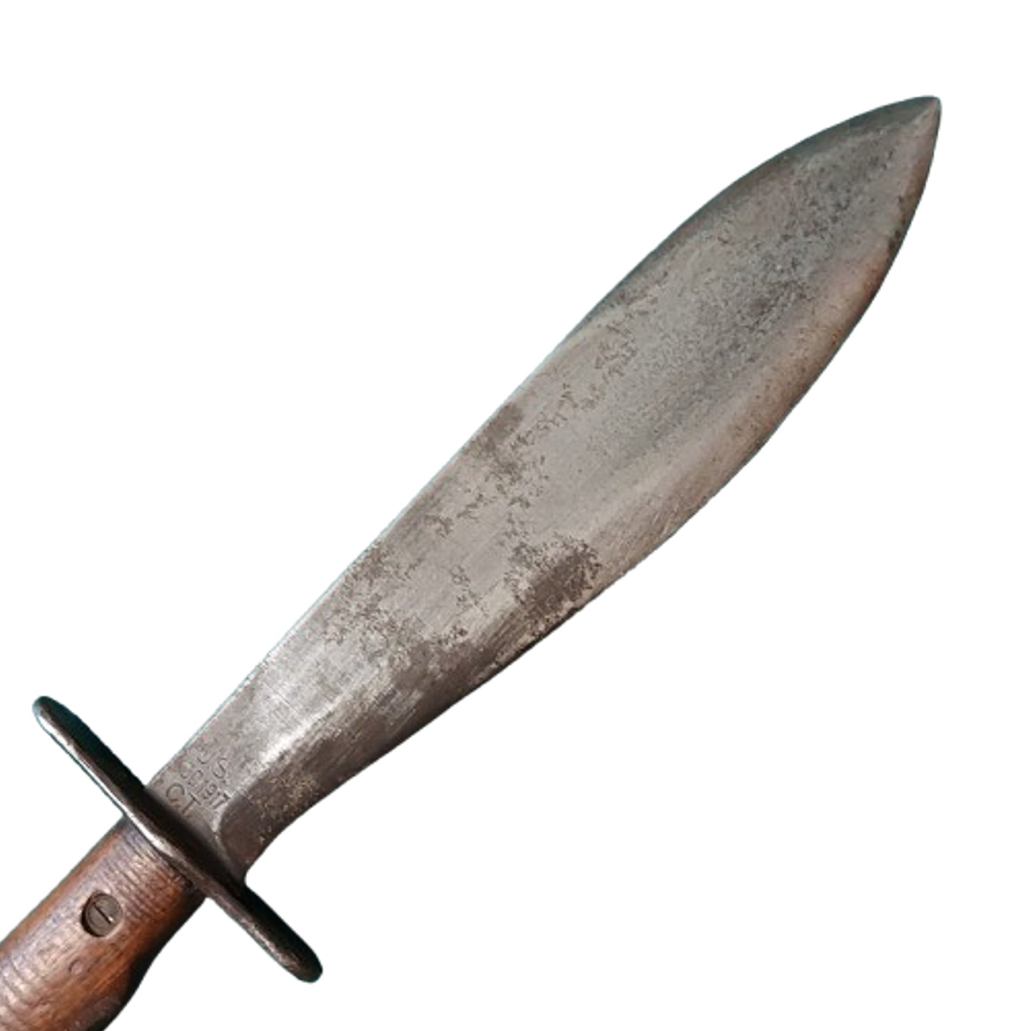 WW1 United States Army M1917 Plumb Bolo Knife In Scabbard