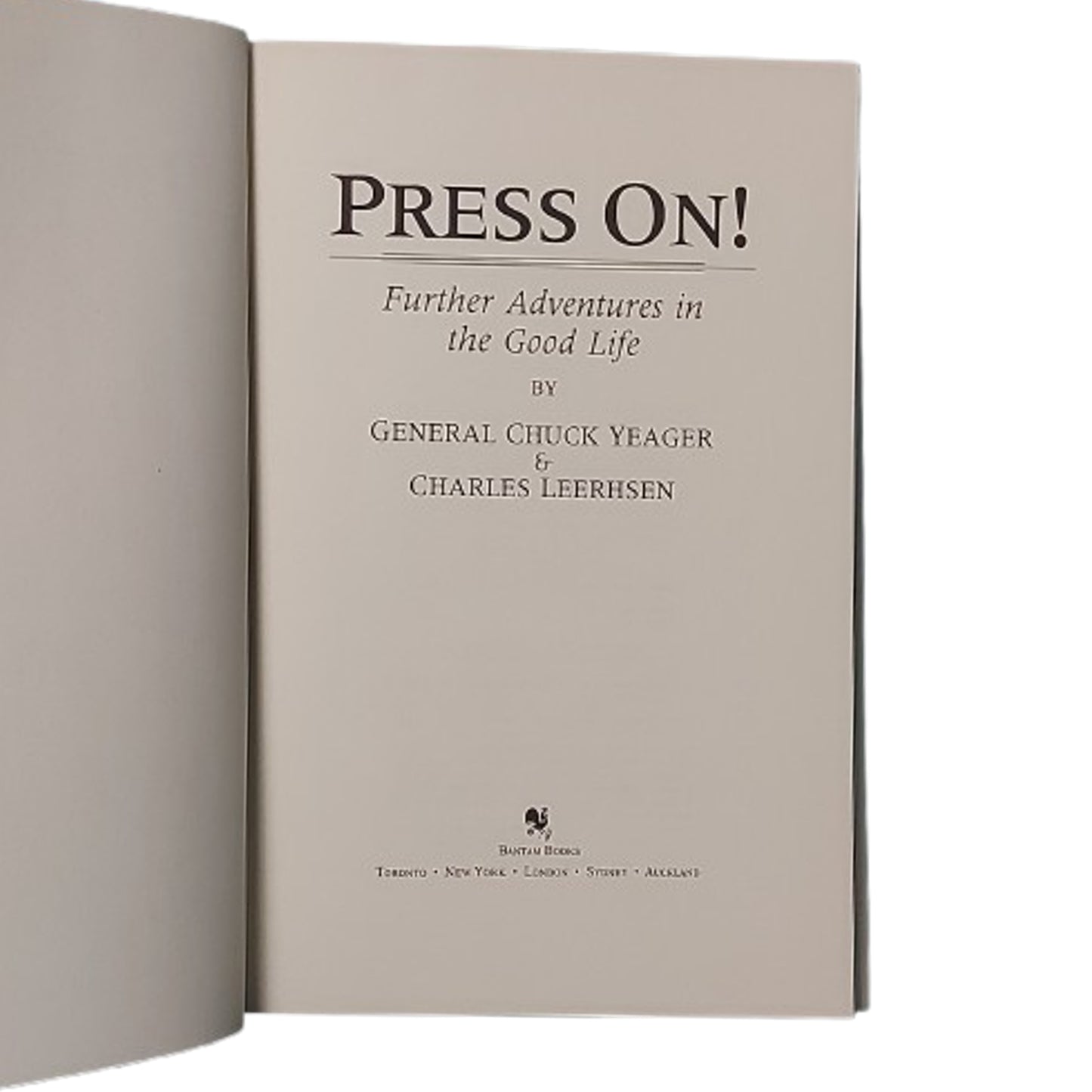 Press On ! General Chuck Yeager Book