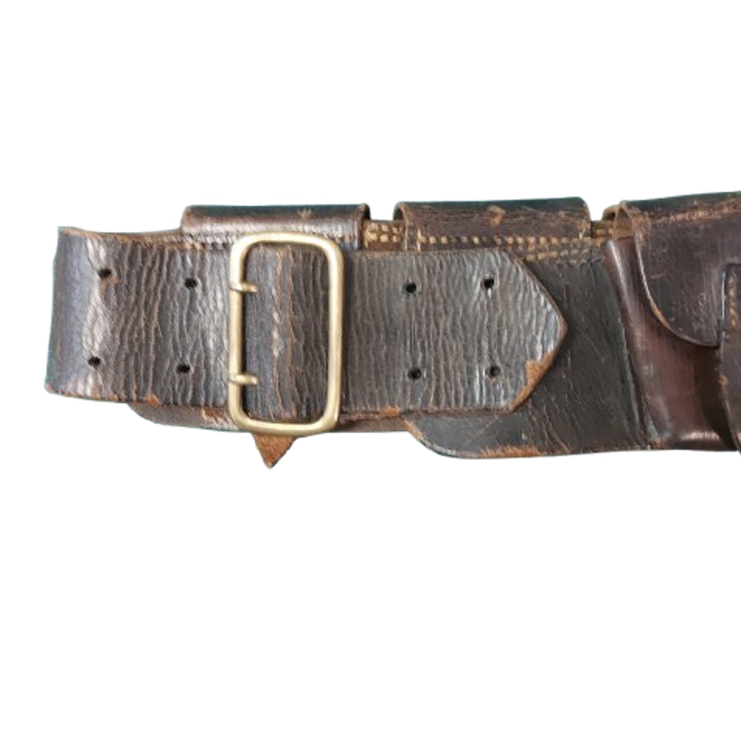 WW1 Canadian CEF 10 Pocket 303 British Leather Bandolier