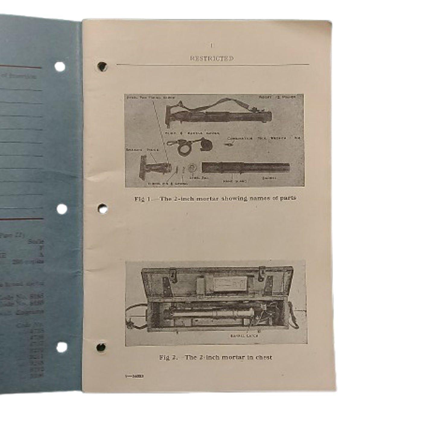 Post-WW2 Canadian Infantry Training Manual The 2 Inch Mortar 1949