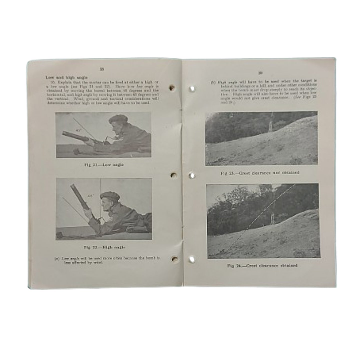 Post-WW2 Canadian Infantry Training Manual The 2 Inch Mortar 1949