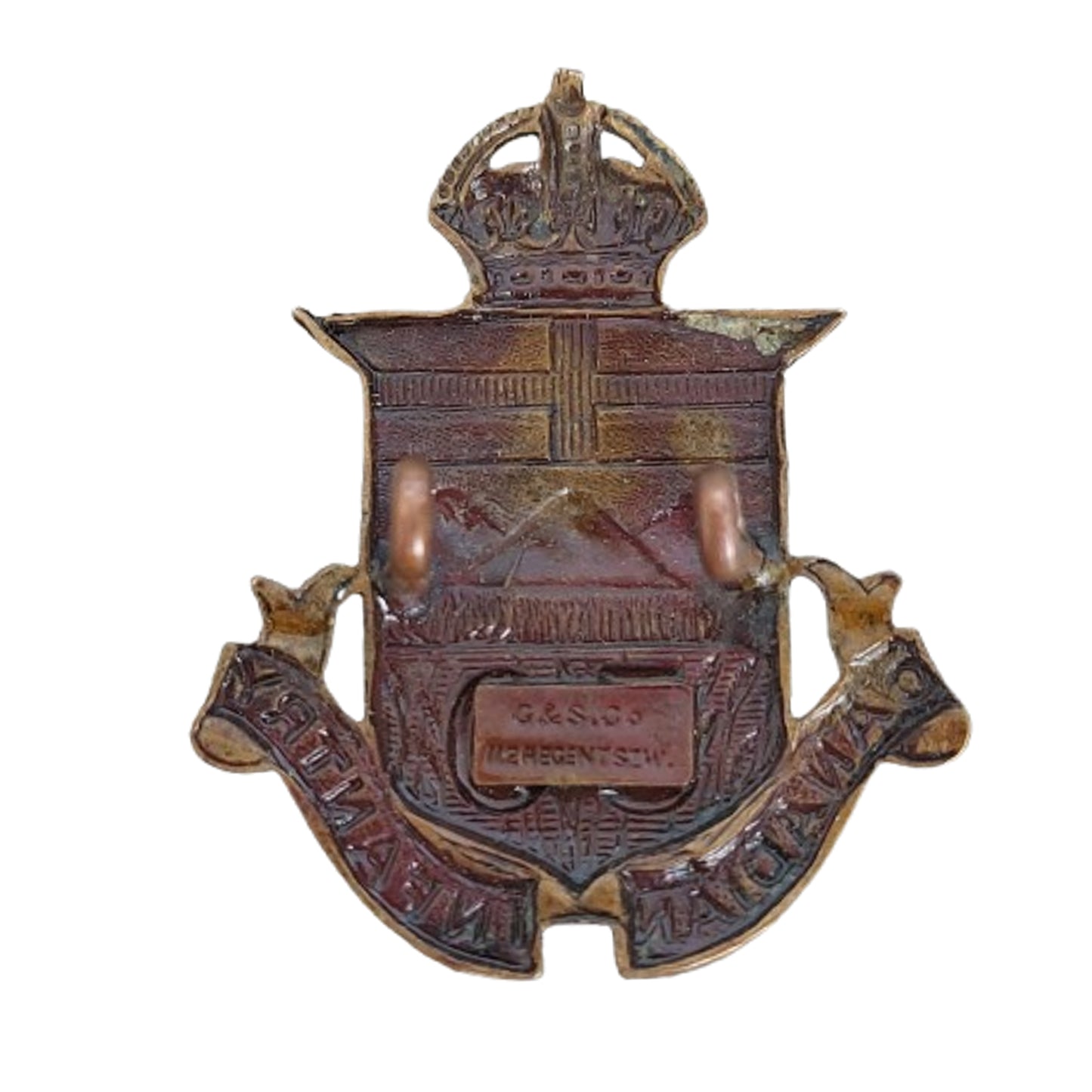 WW1 Canadian 50th Battalion Cap Badge G&S Co. Ltd.