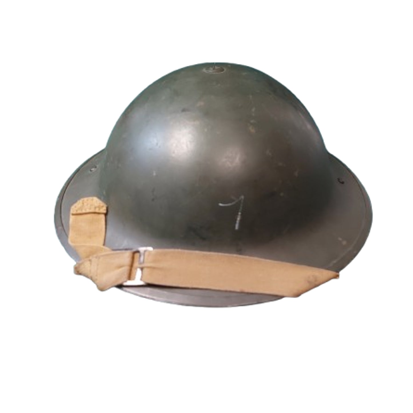 WW2 Canadian GSW Helmet Post-WW2 Belgium Reissue 1949-1952