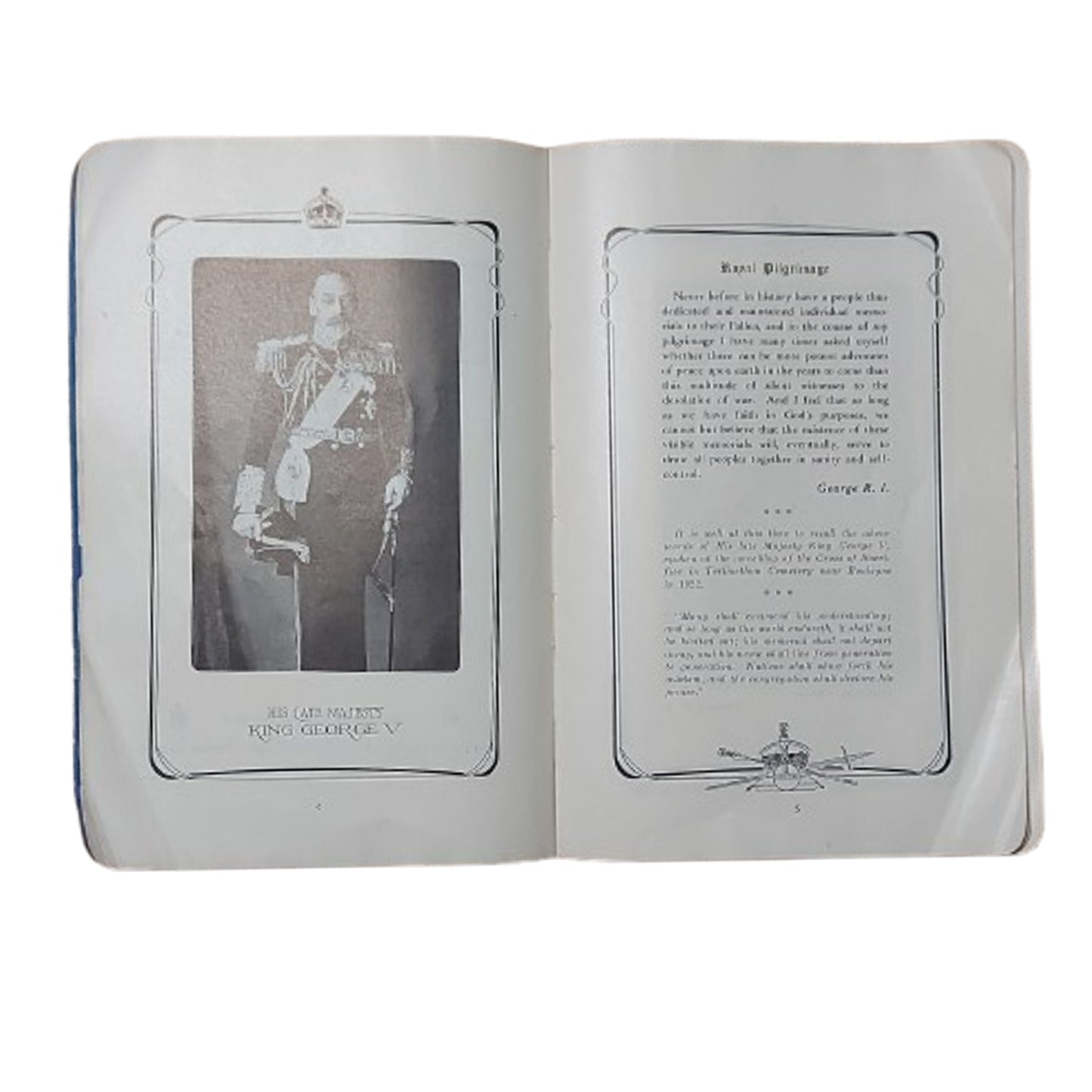Pre-WW2 Canadian Legion The Vimy Pilgrimage July 1936 Book