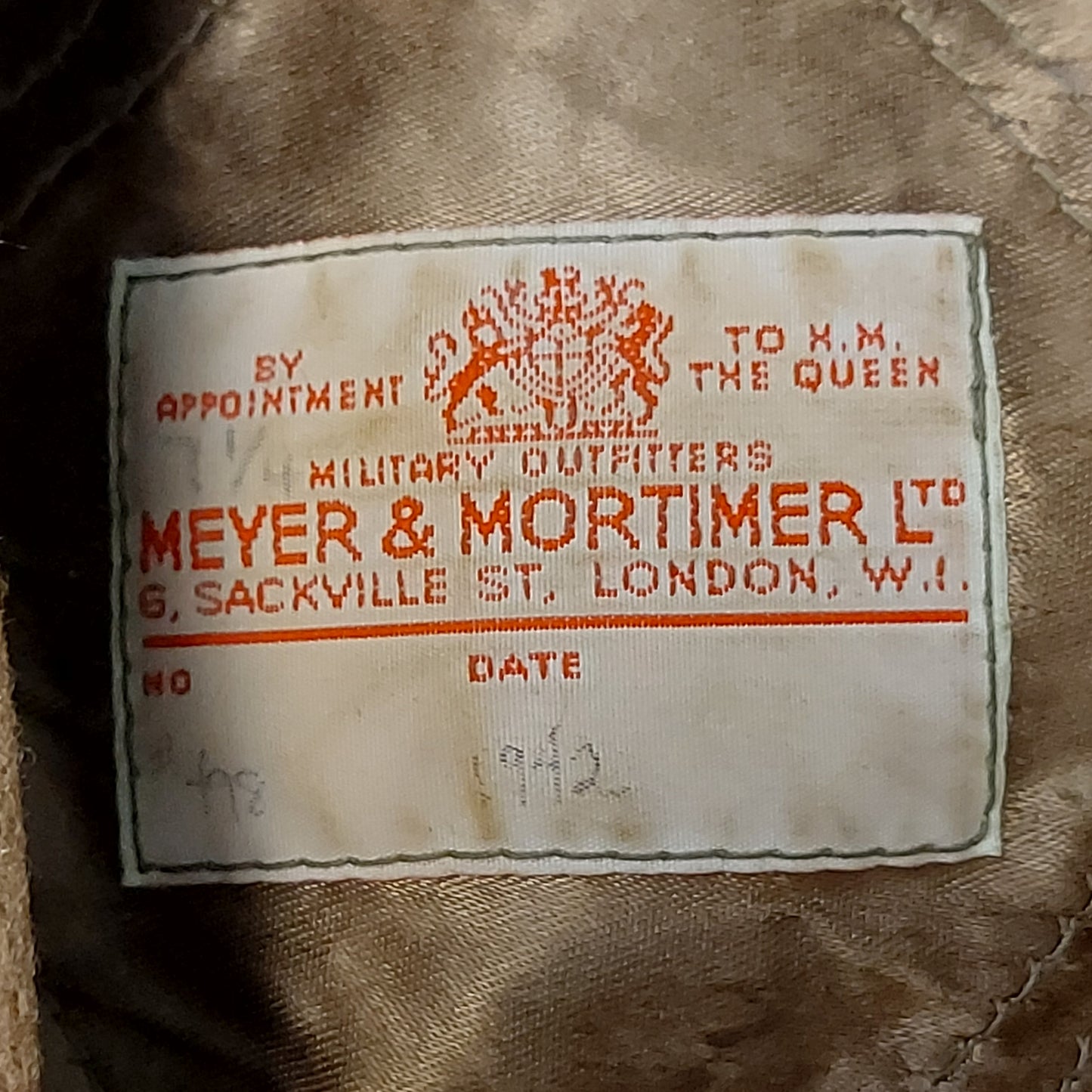 WW2 British KOSB King's Own Scottish Border Tam O'Shanter With Badge 1942