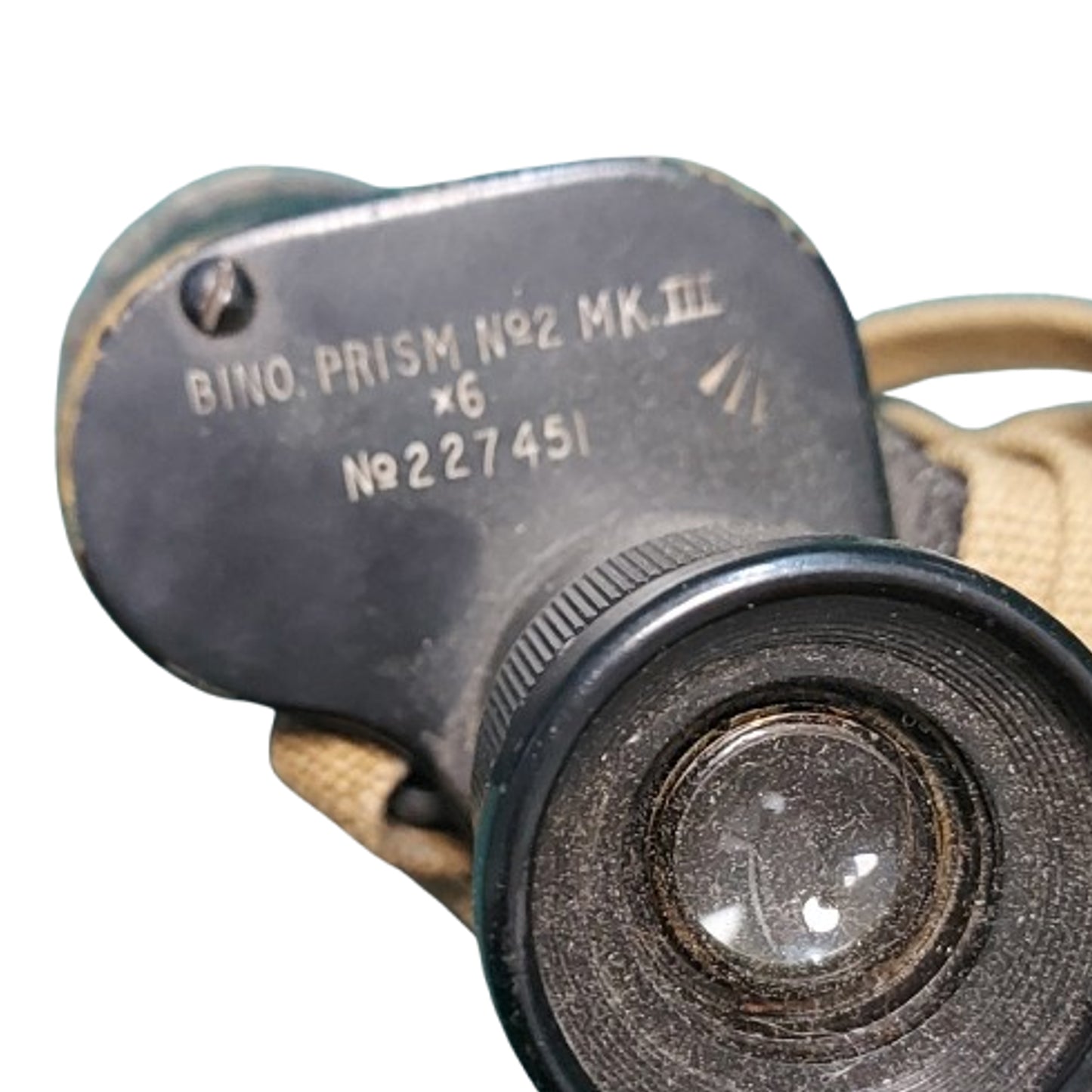 WW2 British Canadian Binoculars in P37 Case