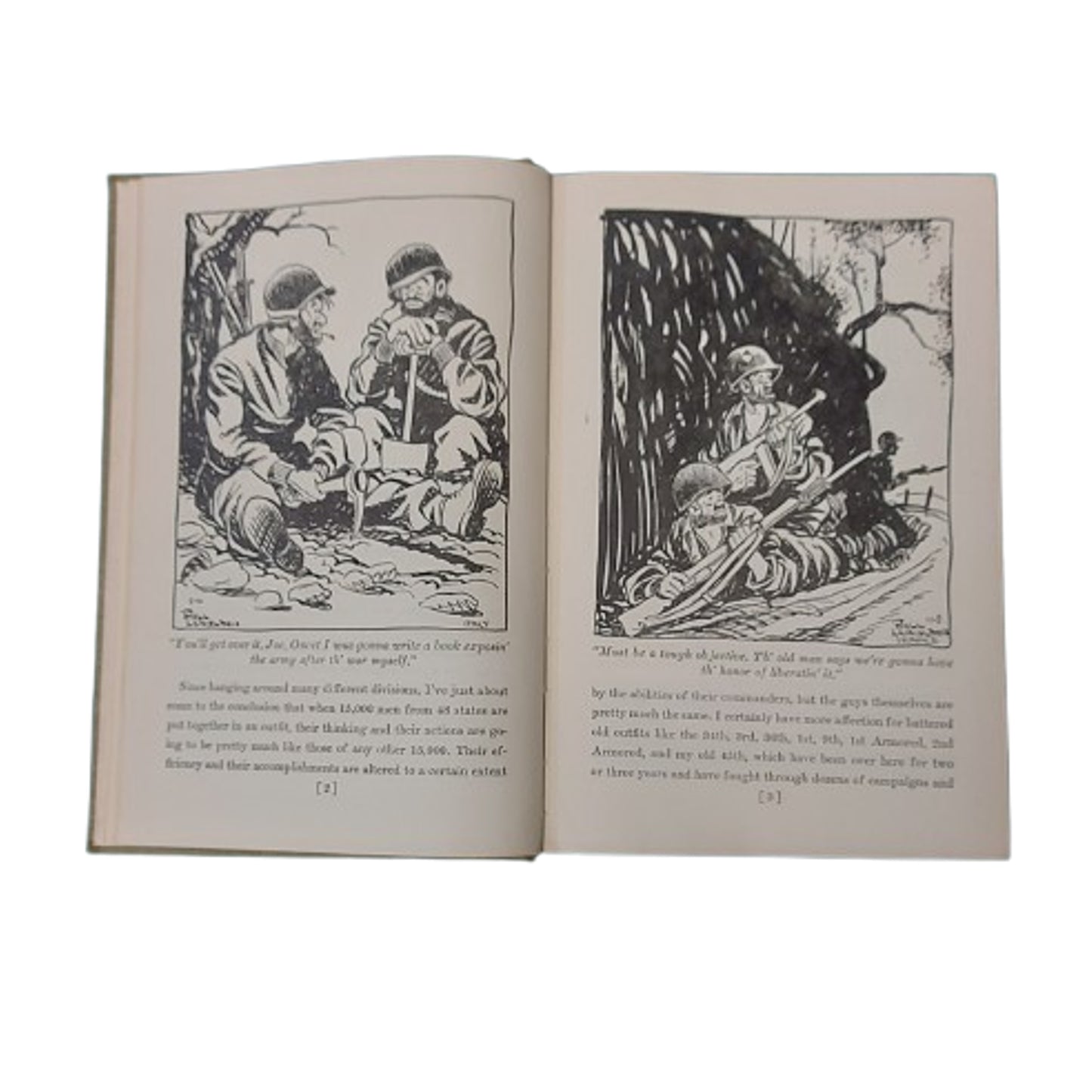 Up Front Drawings And Account Of The WW2 U.S. 45th Division Book