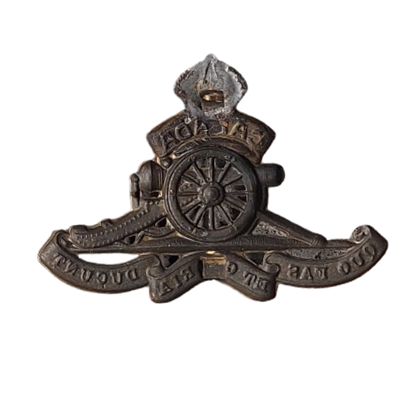 WW1 Canadian CEF RCA Royal Canadian Artillery Cap Badge