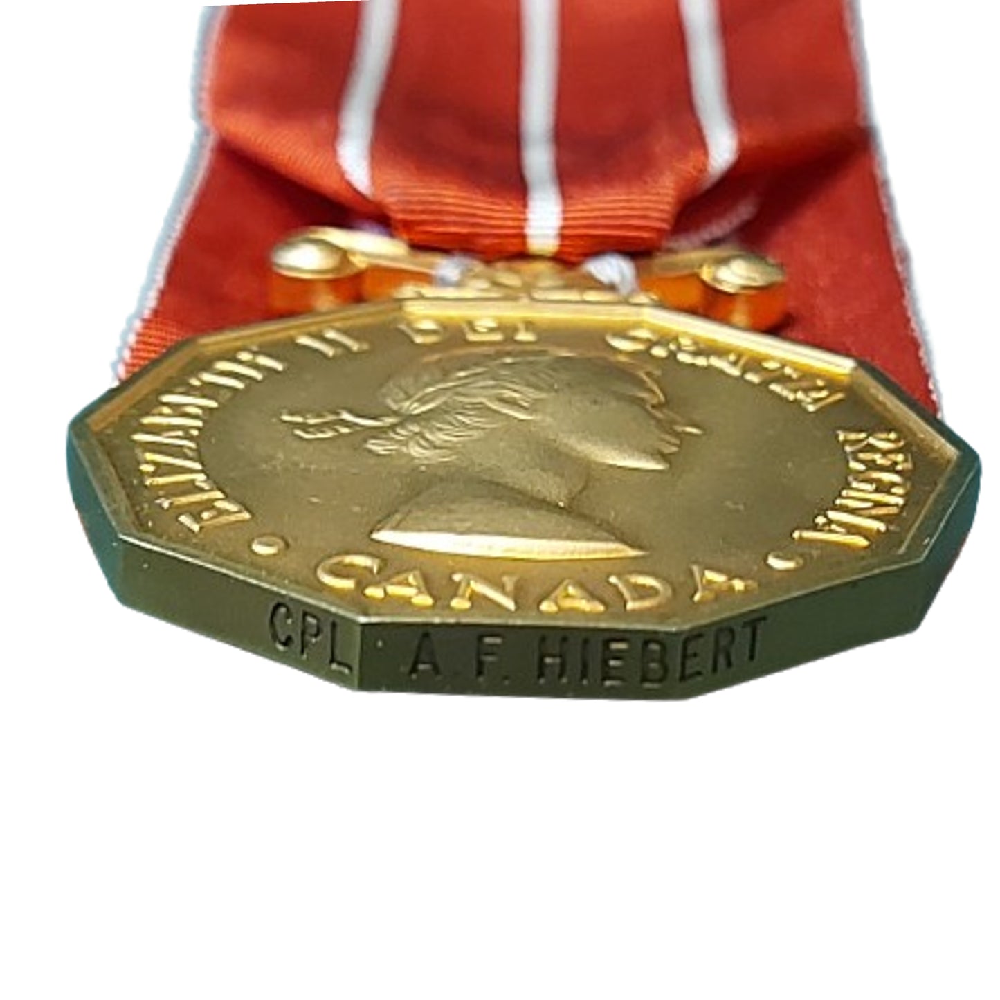 Post-WW2 Canadian Decoration Medal In Named Case