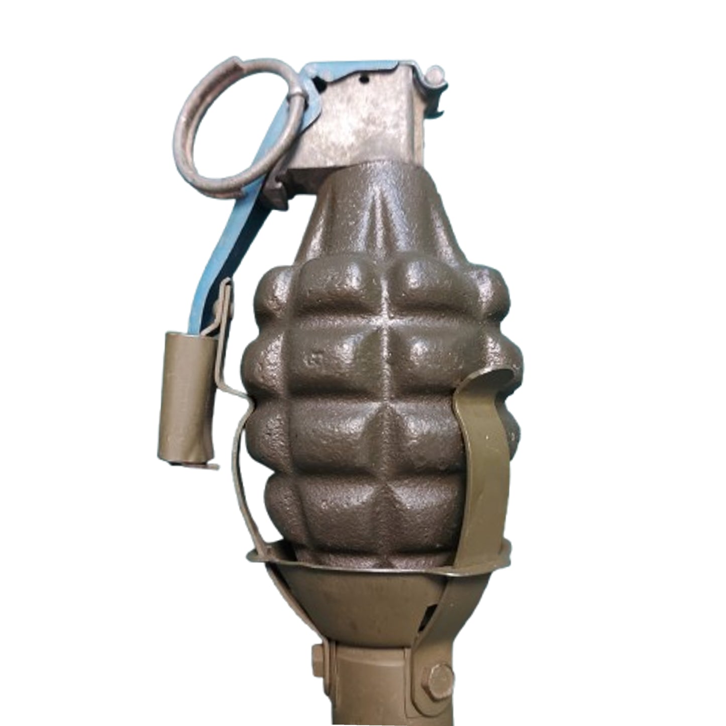 Post-WW2 United States M1A2 Grenade Launcher And Inert Grenade 1953