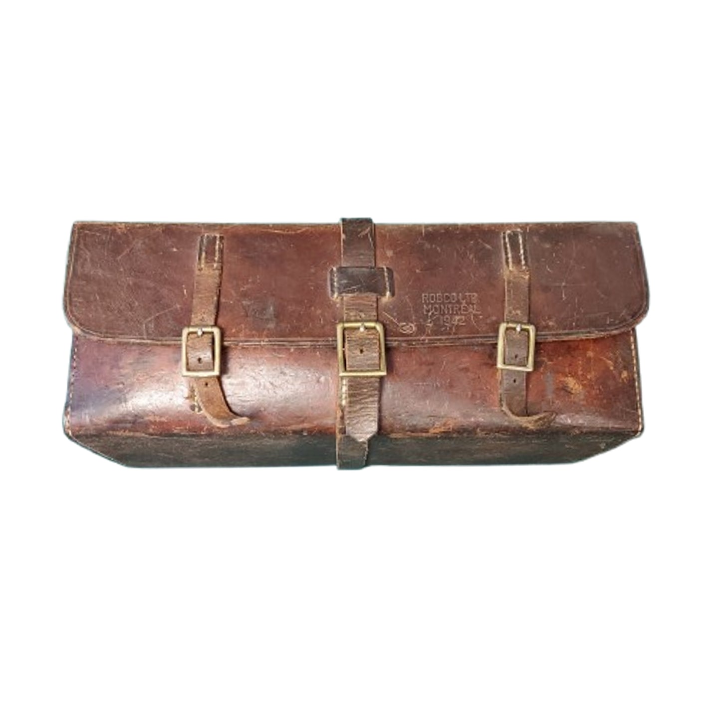 WW2 Canadian Leather Carry Case 1942