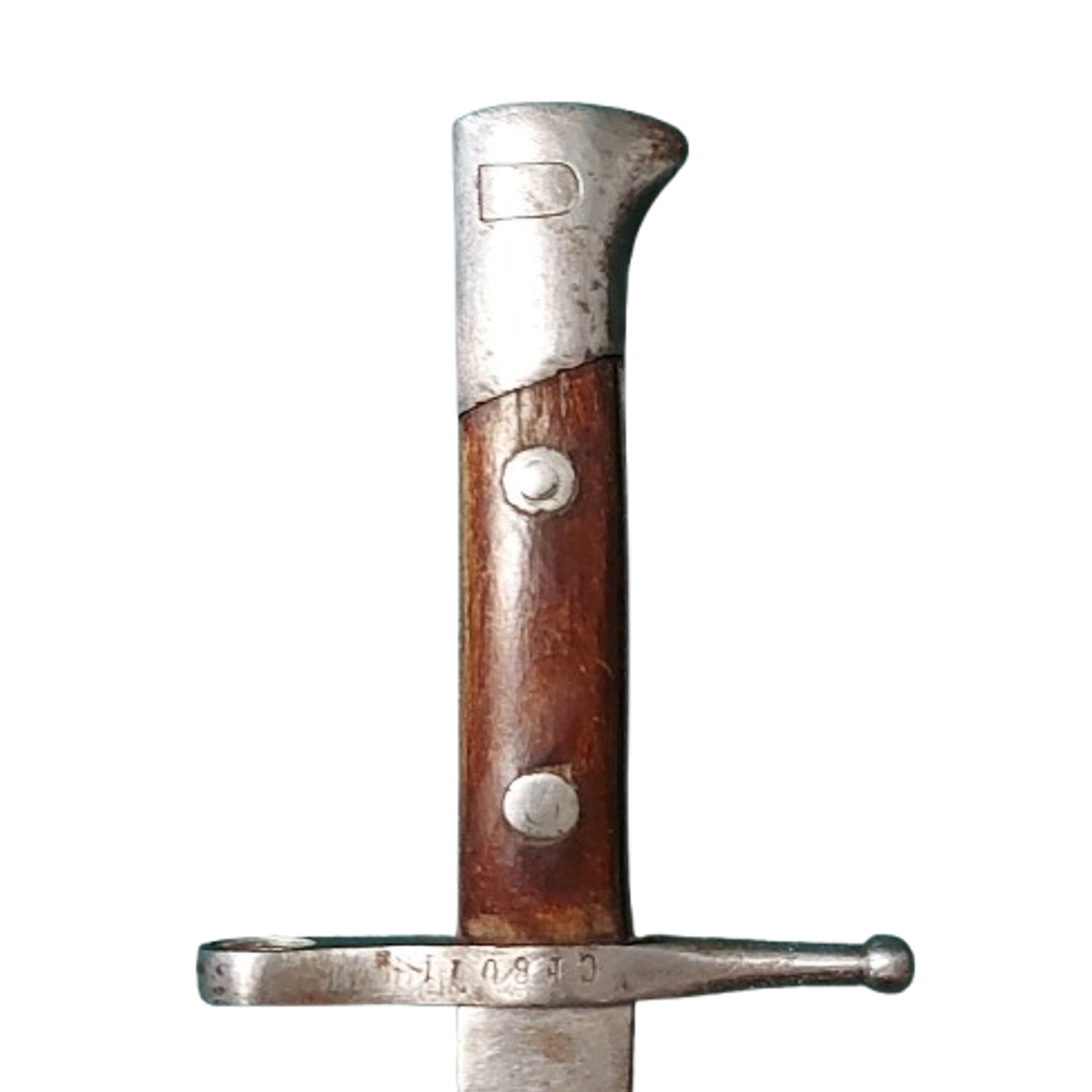 Pre-WW1 Italian Carcano Bayonet With Scabbard And Frog