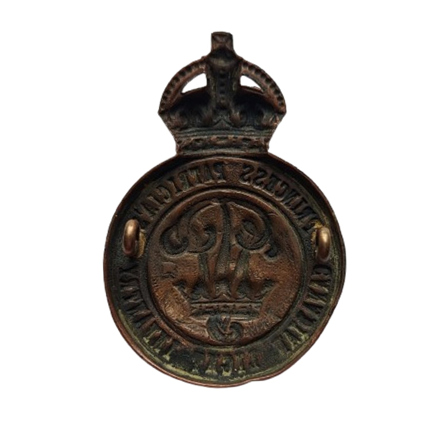 WW2 Canadian PPCLI Princess Patricias Canadian Light Infantry Cap Badge