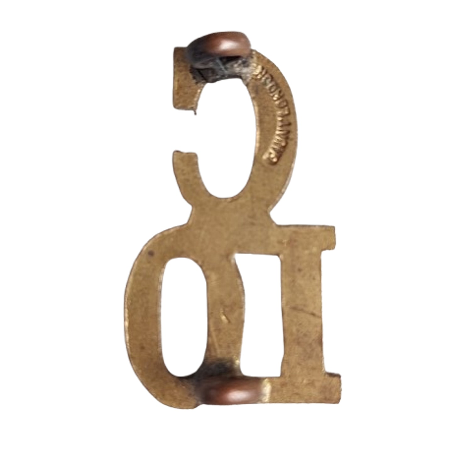 WW1 Canadian 10th Battalion C10 Numbered Collar Badge