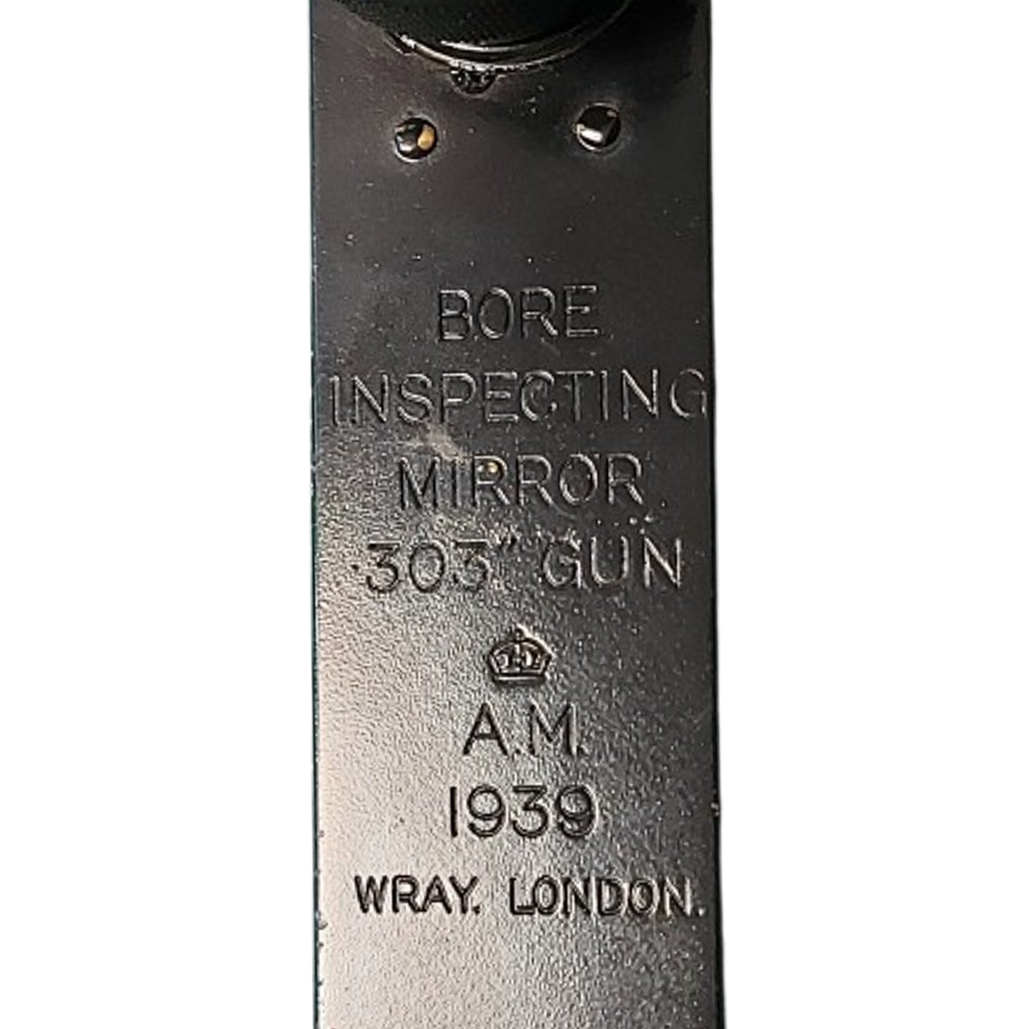 WW2 British Air Ministry Cased 303 British Bore Inspecting Mirror 1939