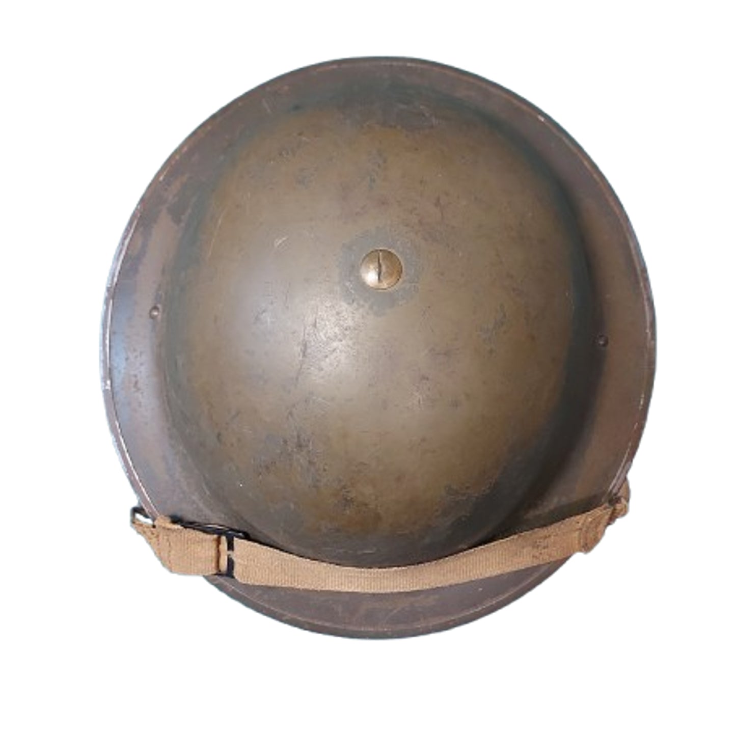 WW2 Canadian Mk.II Combat Helmet With Camouflage Net And Field Dressing 1942