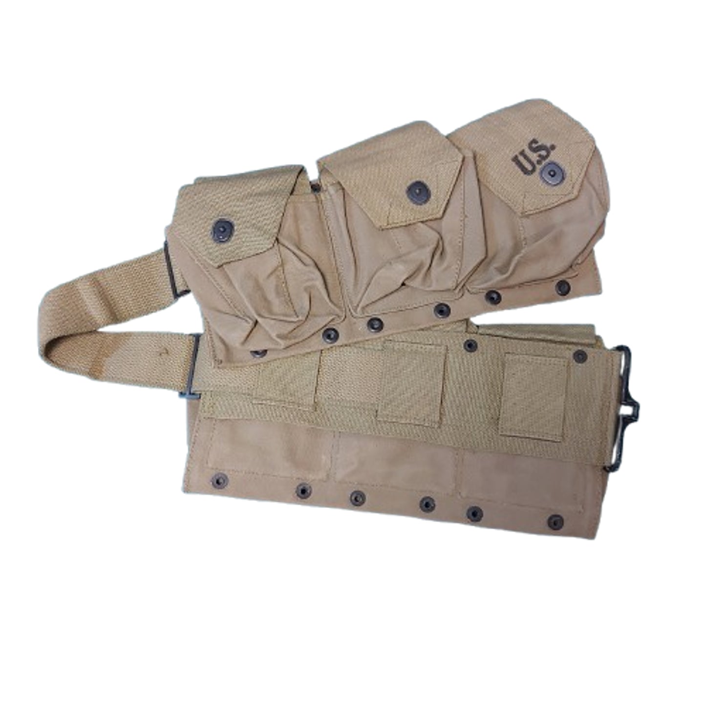 WW2 United States M1937 BAR Browning Automatic Rifle Magazine Pouch Belt 1942