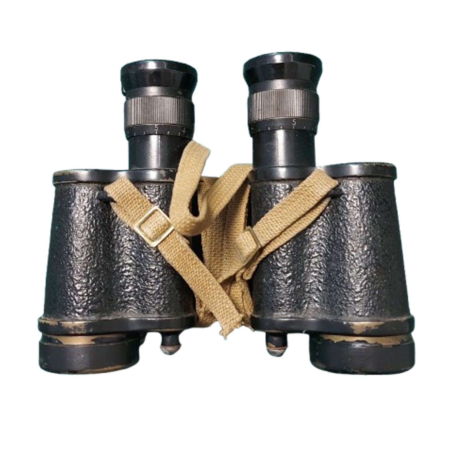 WW2 British Canadian Binoculars in P37 Case