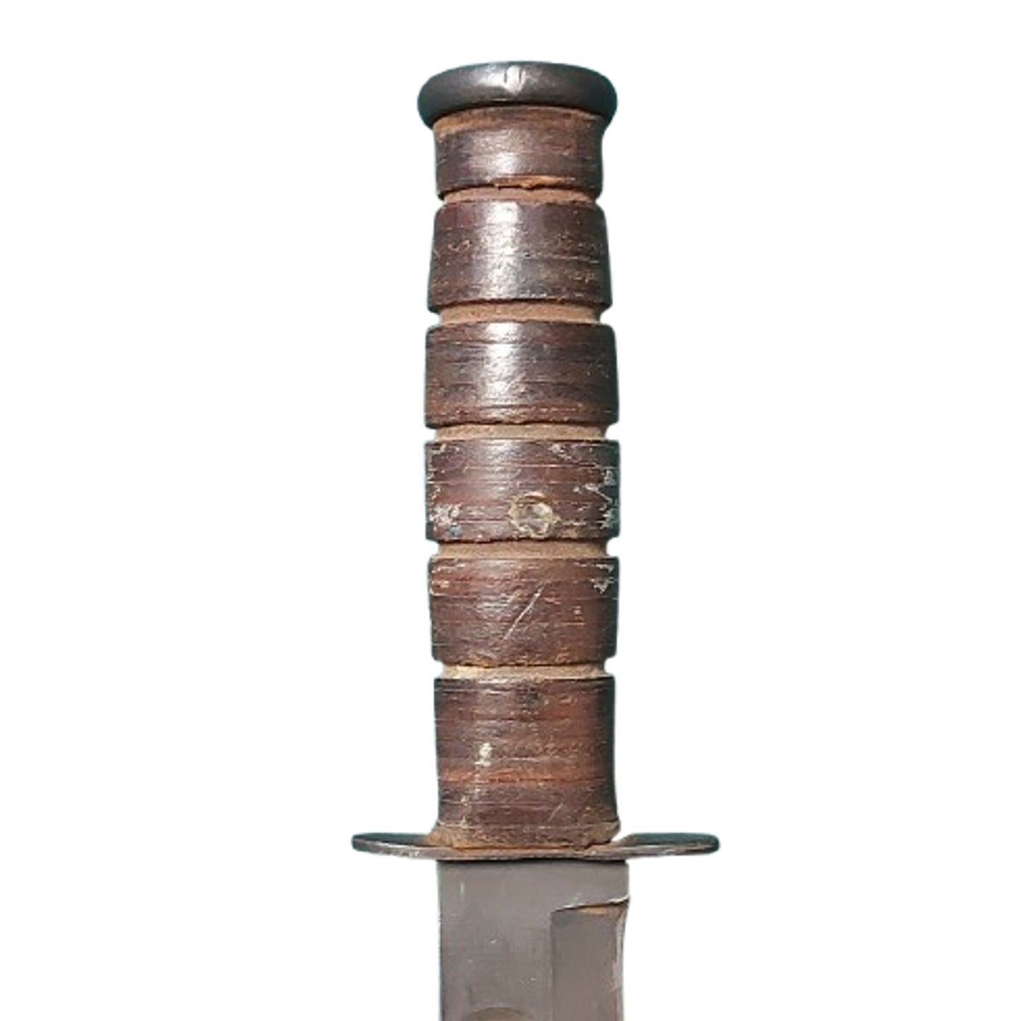 WW2 United States Navy USN Ka-Bar Mk.2 Fighting Knife In Scabbard