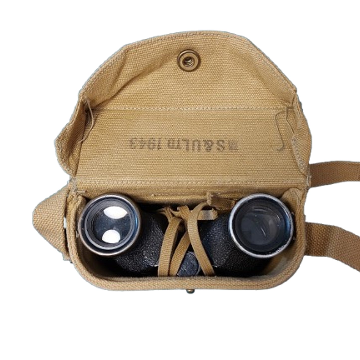 WW2 Canadian Army REL Binoculars In Case 1944
