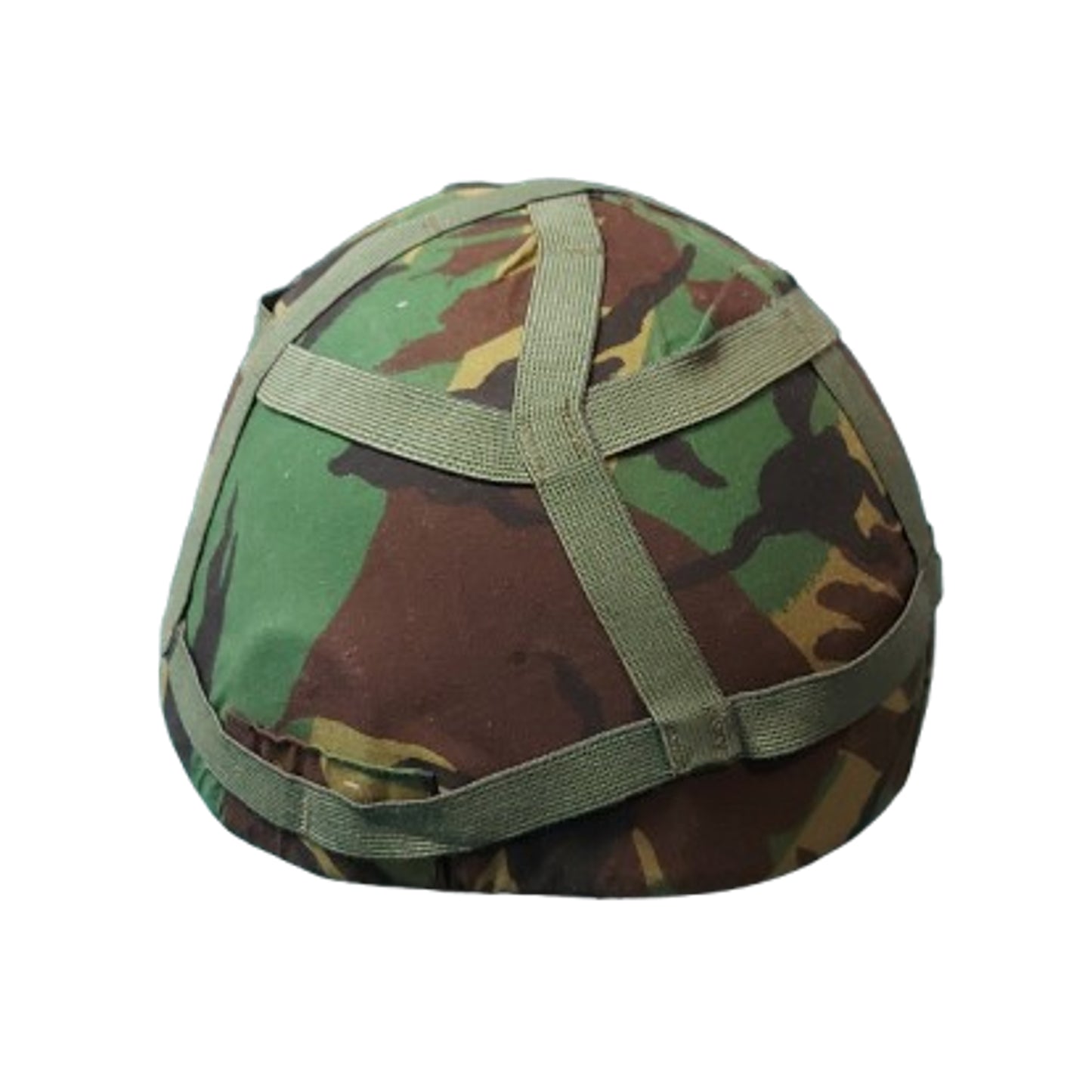 Post-WW2 British Army Named MkVI Ballistic Helmet With DPM Cover