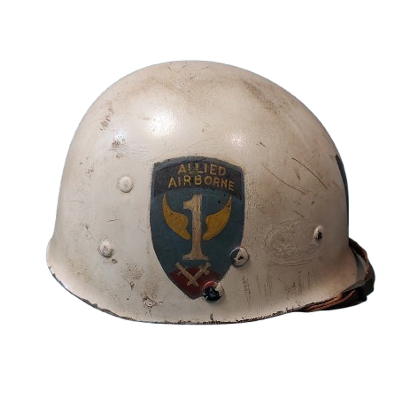 WW2 United States Allied Airborne Painted M1 Helmet Liner