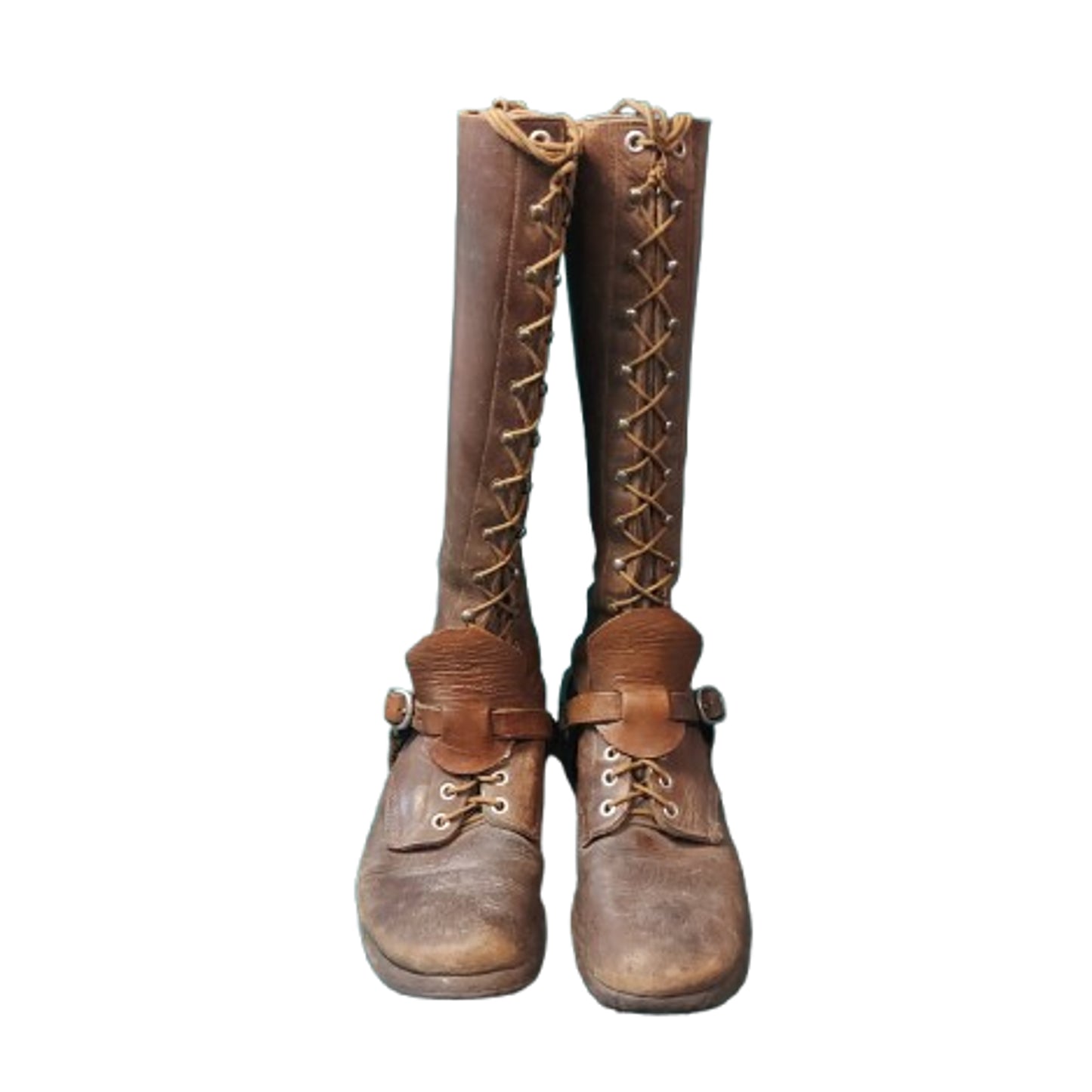 WW1 Canadian CEF High Top Cavalry Boots And Spurs