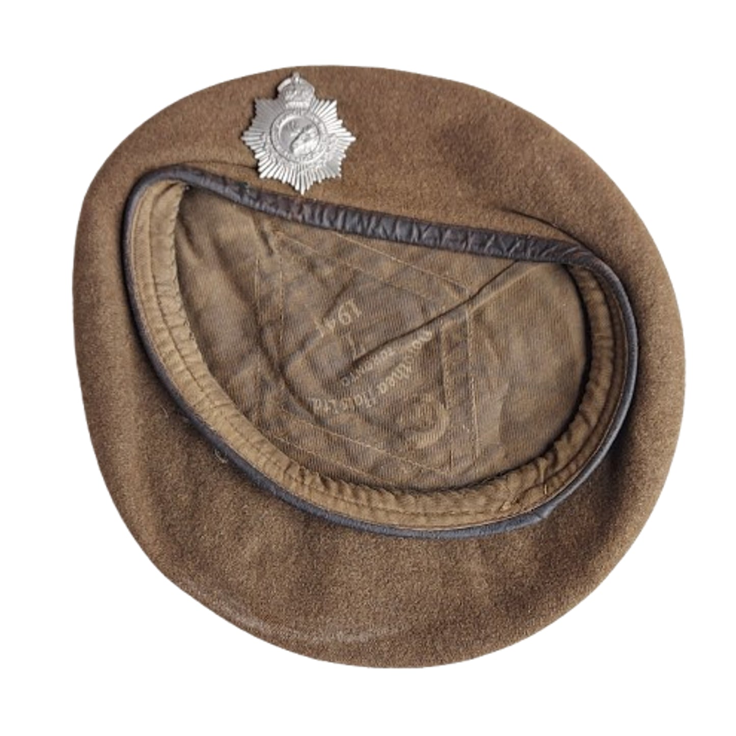 WW2 Canadian WW2 Sault Ste Marie and Sudbury Regiment Beret With Badge 1944
