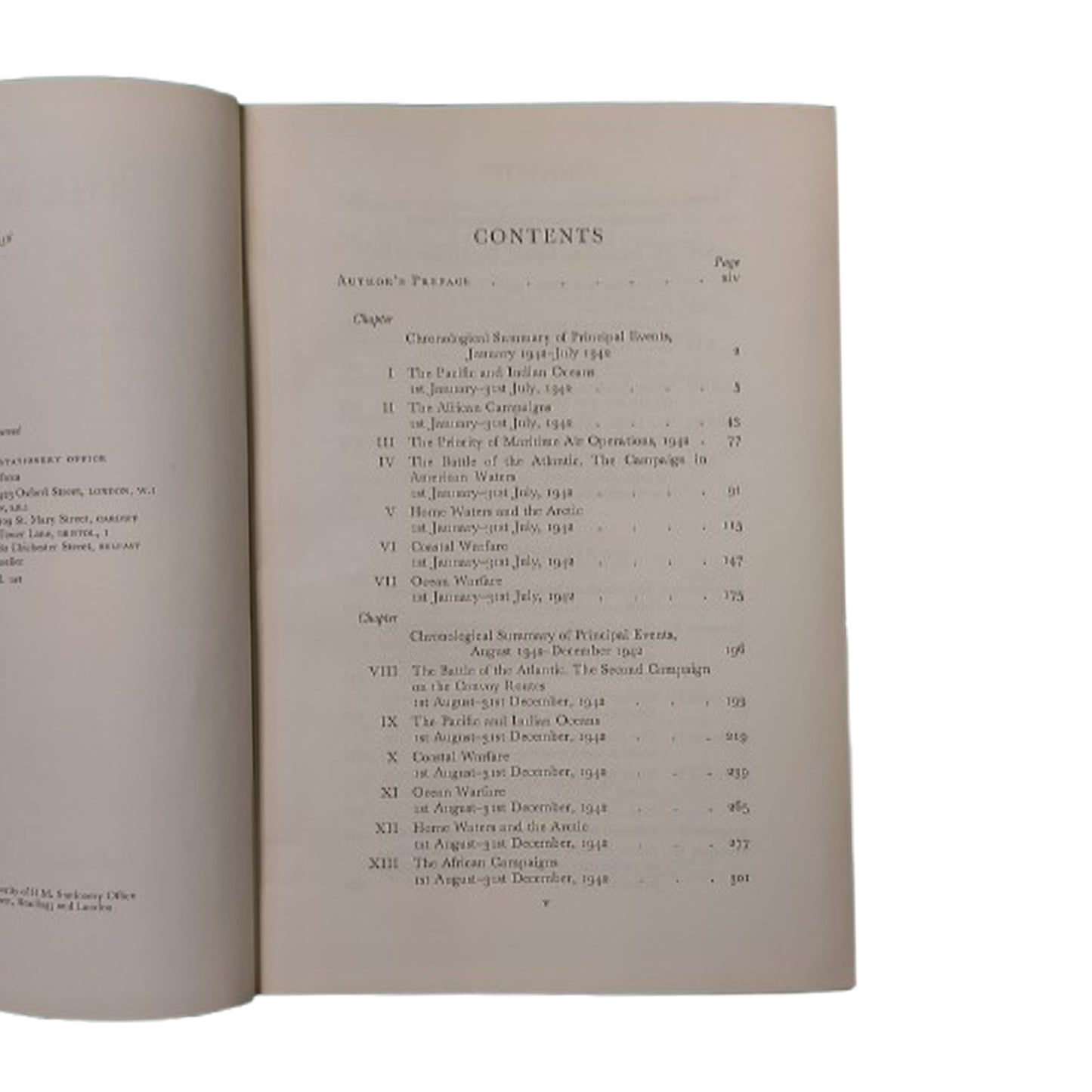 The War At Sea Volume II Book