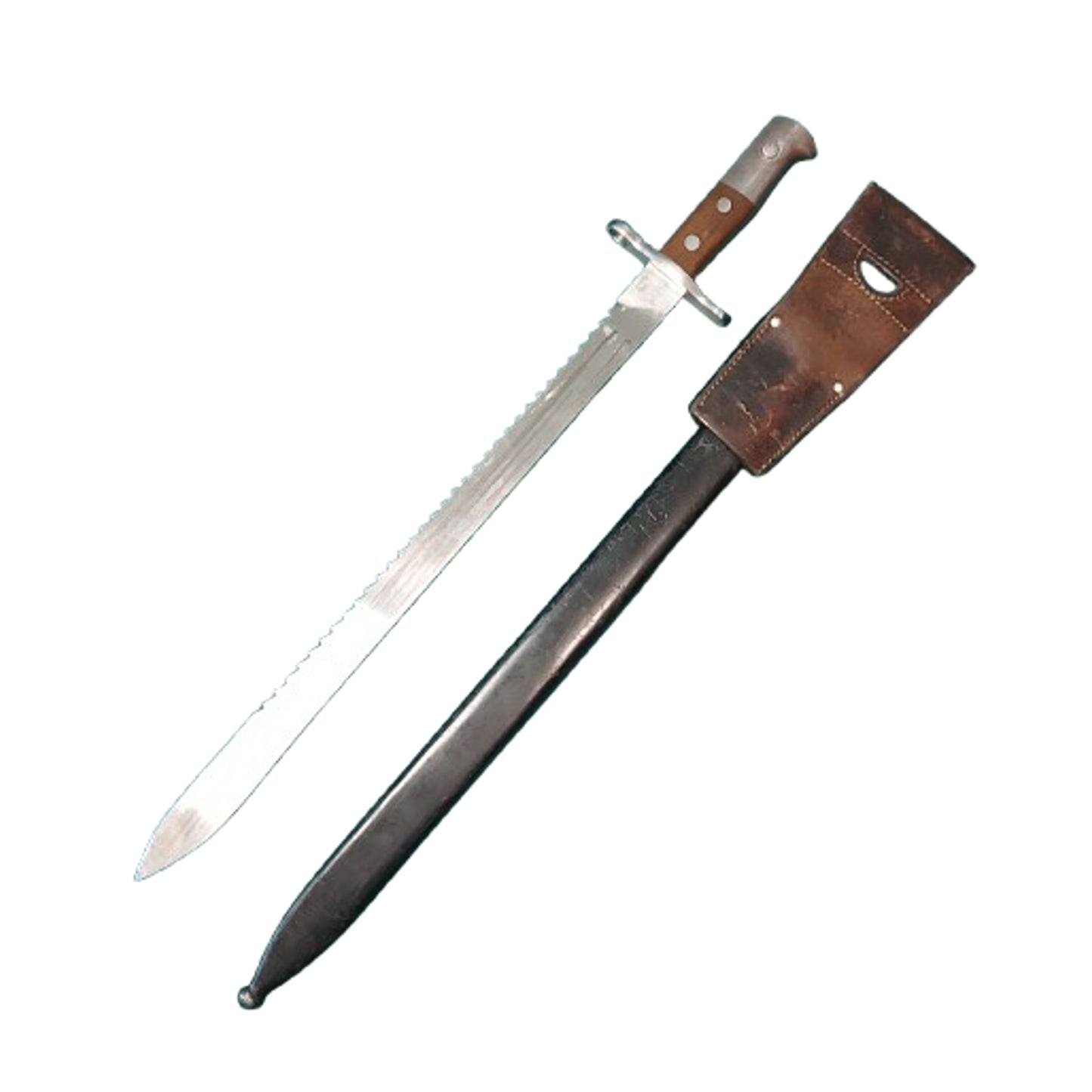 WW1 Swiss M1914 K31 Pioneer Sawback Bayonet