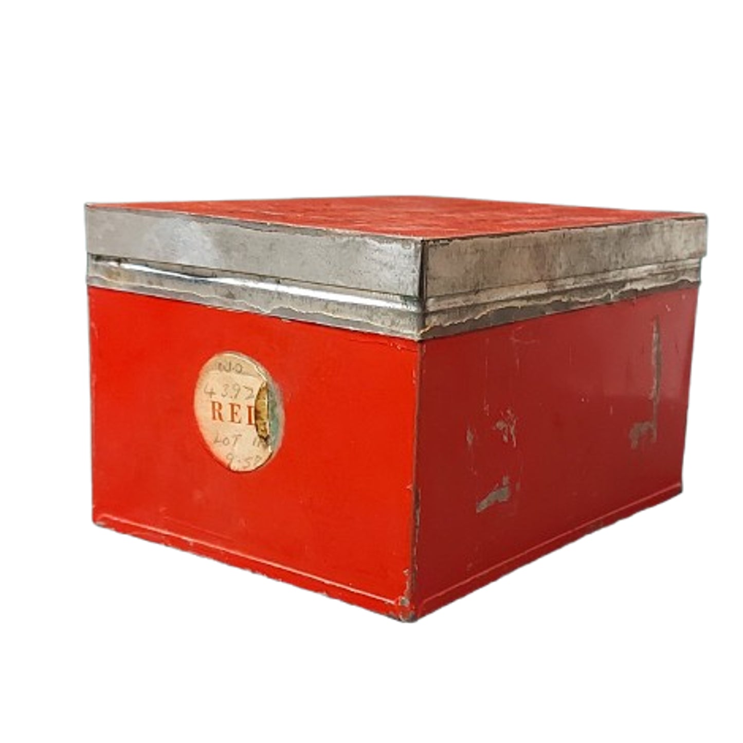 Post-WW2 Canadian Red Star 1 1/2 Inch Signal Flare Tin