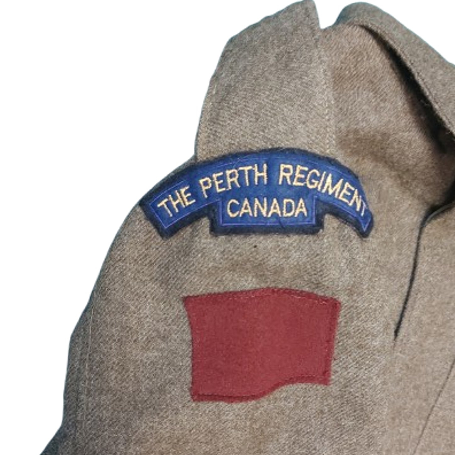 WW2 Canadian The Perth Regiment Reenactors Battle Dress Tunic