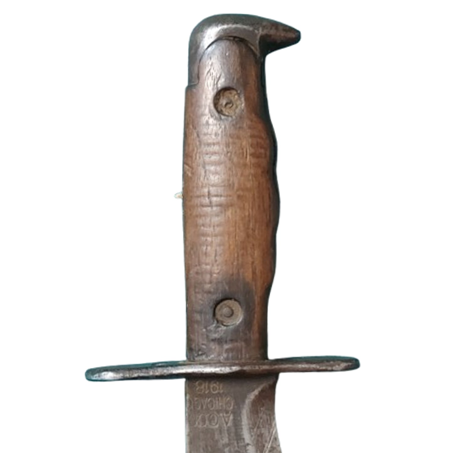WW1 United States Army M1917 Plumb Bolo Knife In Scabbard