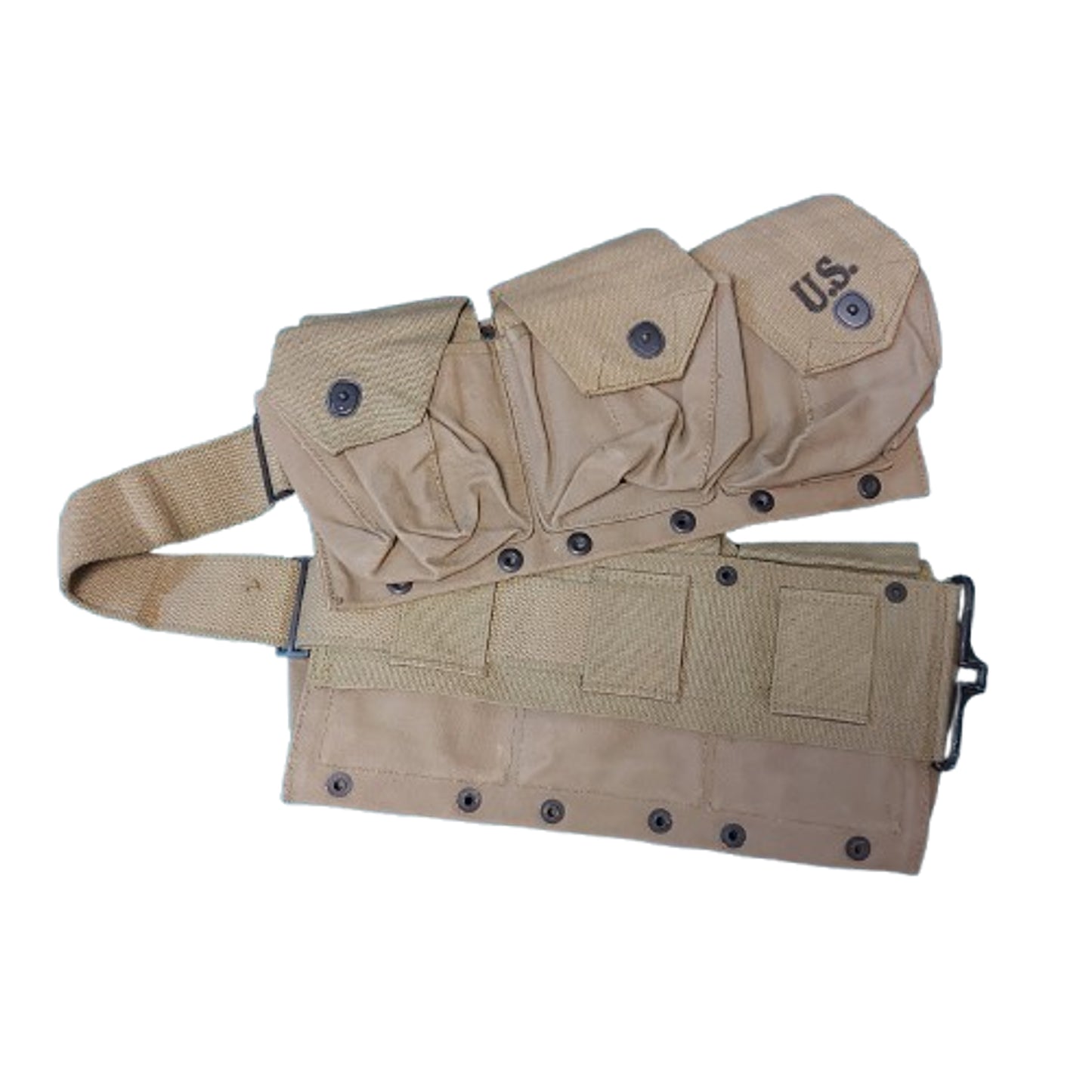 WW2 United States M1937 BAR Browning Automatic Rifle Magazine Pouch Belt 1942