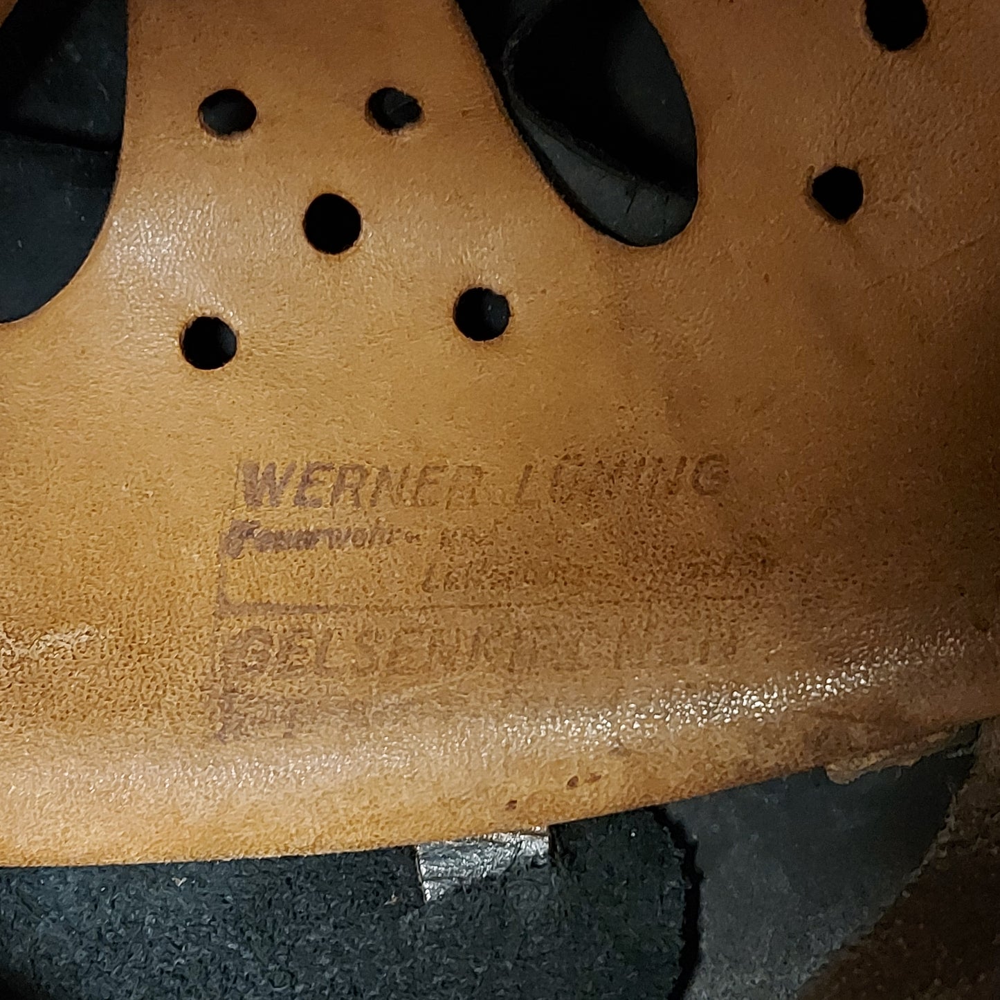 WW2 German M34 Feuerschutzpolizei Fire Police Double Decal Helmet